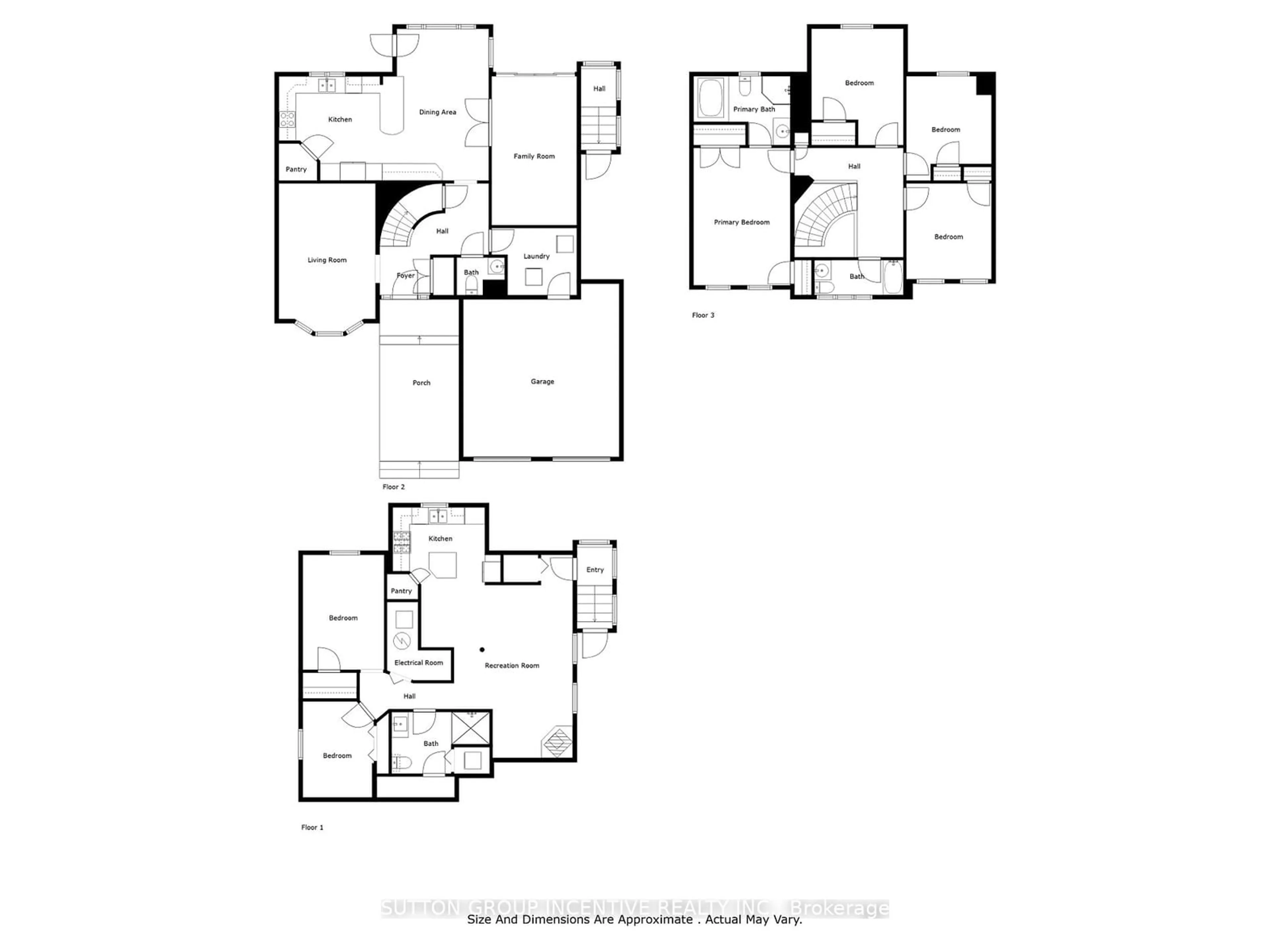 Floor plan for 9 Tower Crt, Bradford West Gwillimbury Ontario L3Z 2V2