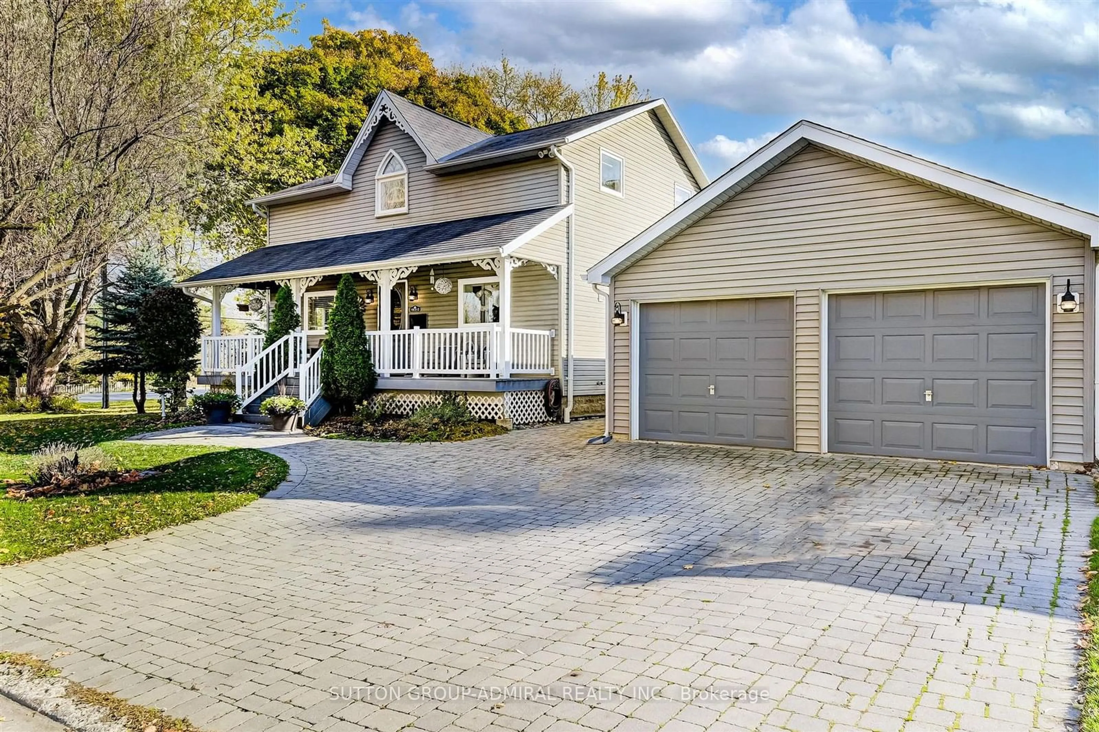 Home with brick exterior material, street for 19312 Holland Landing Rd, East Gwillimbury Ontario L9N 1M8