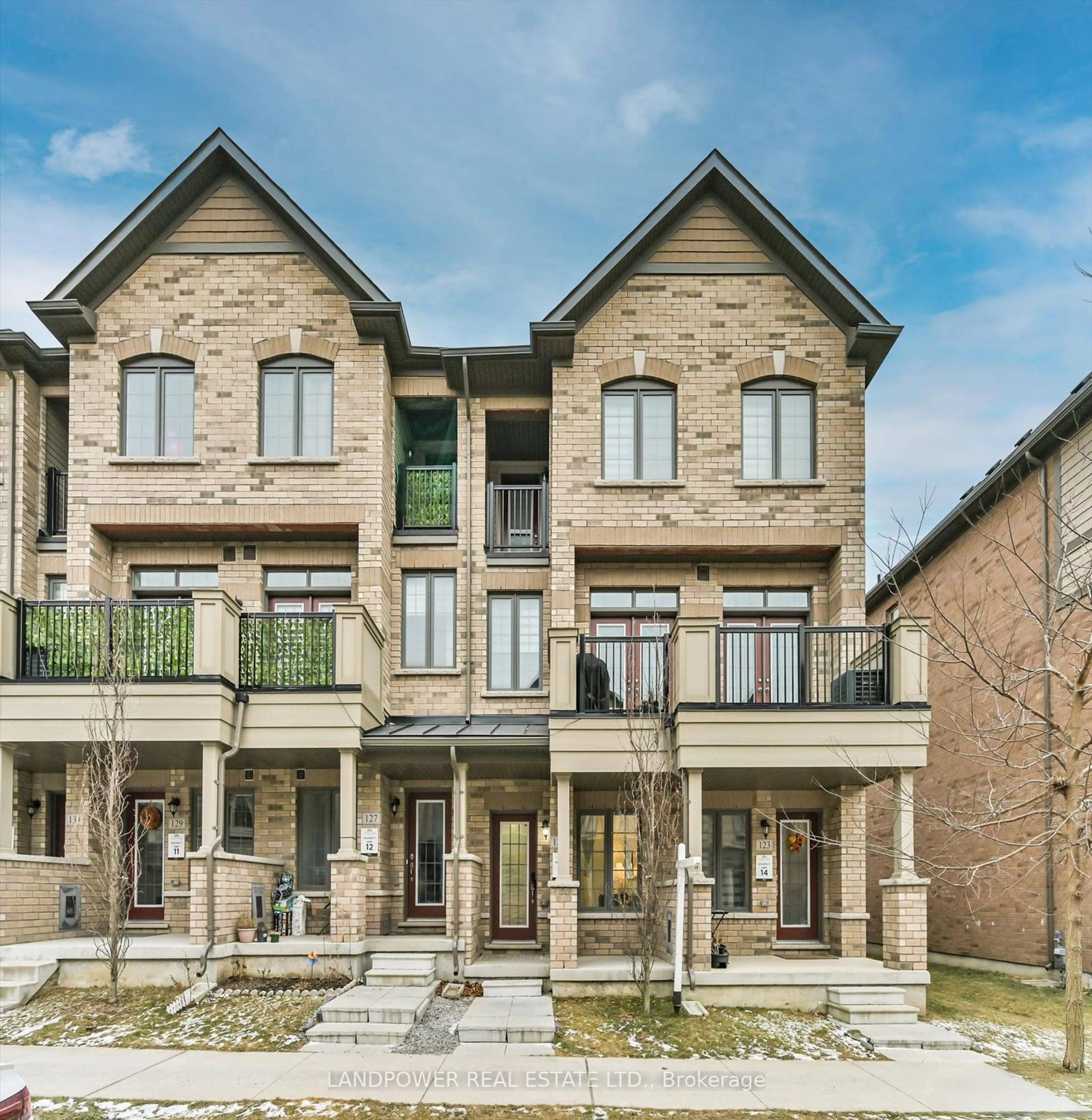 Home with brick exterior material, street for 125 Frederick Wilson Ave, Markham Ontario L6B 1P6