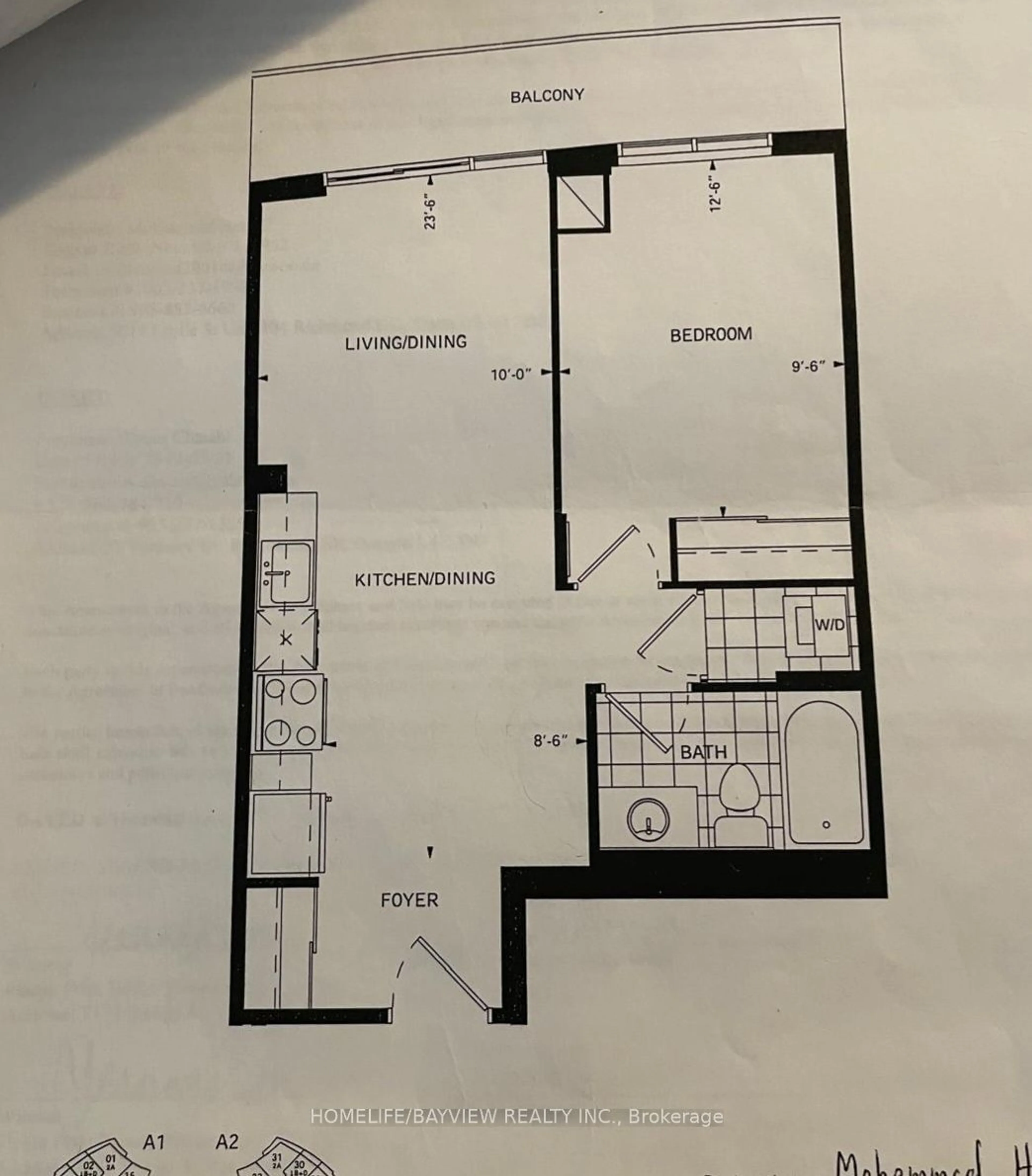 Floor plan for 7161 Yonge St #2135, Markham Ontario L3T 0C8