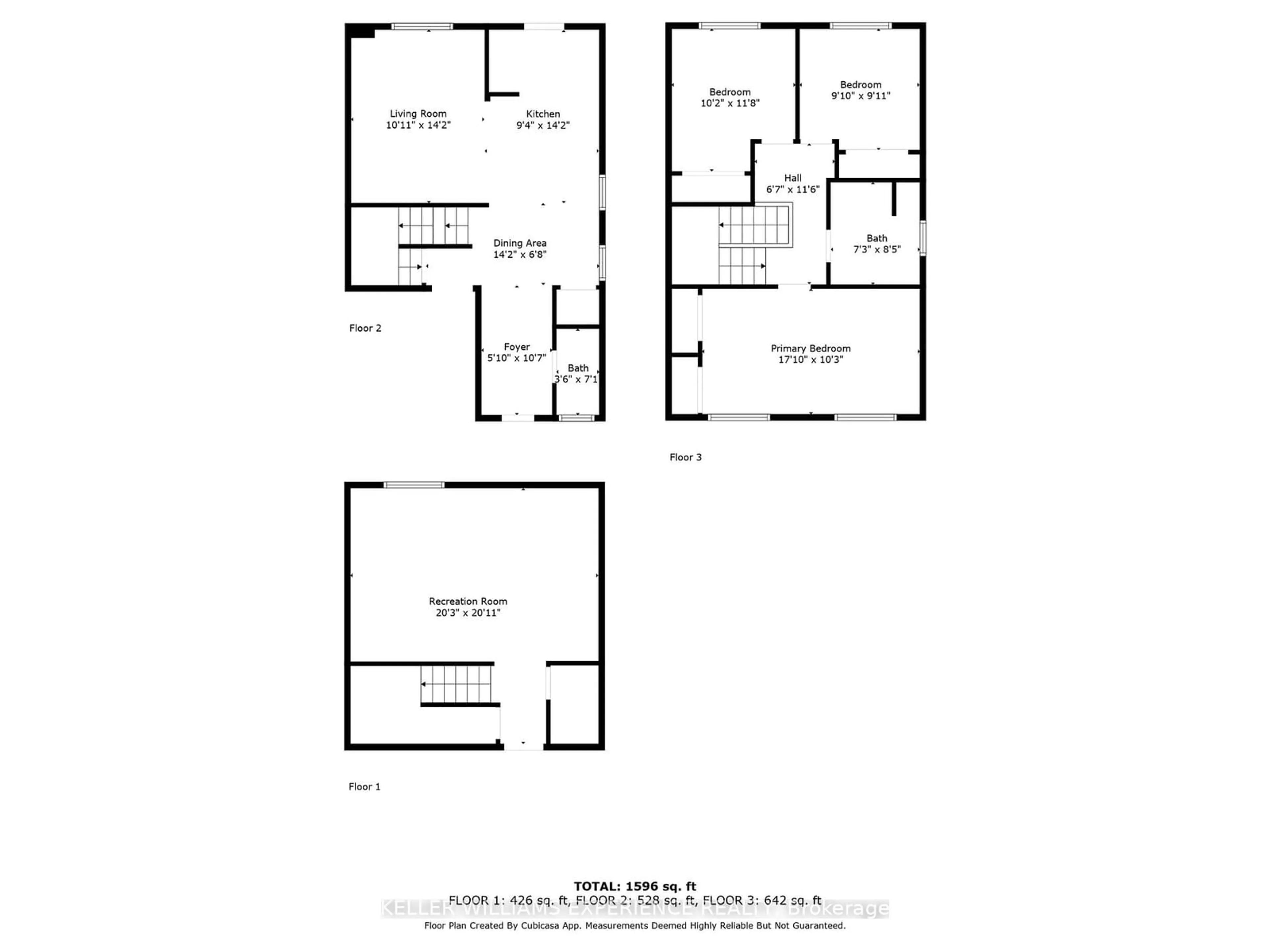 Floor plan for 34 QUIGLEY St, Essa Ontario L3W 0P3