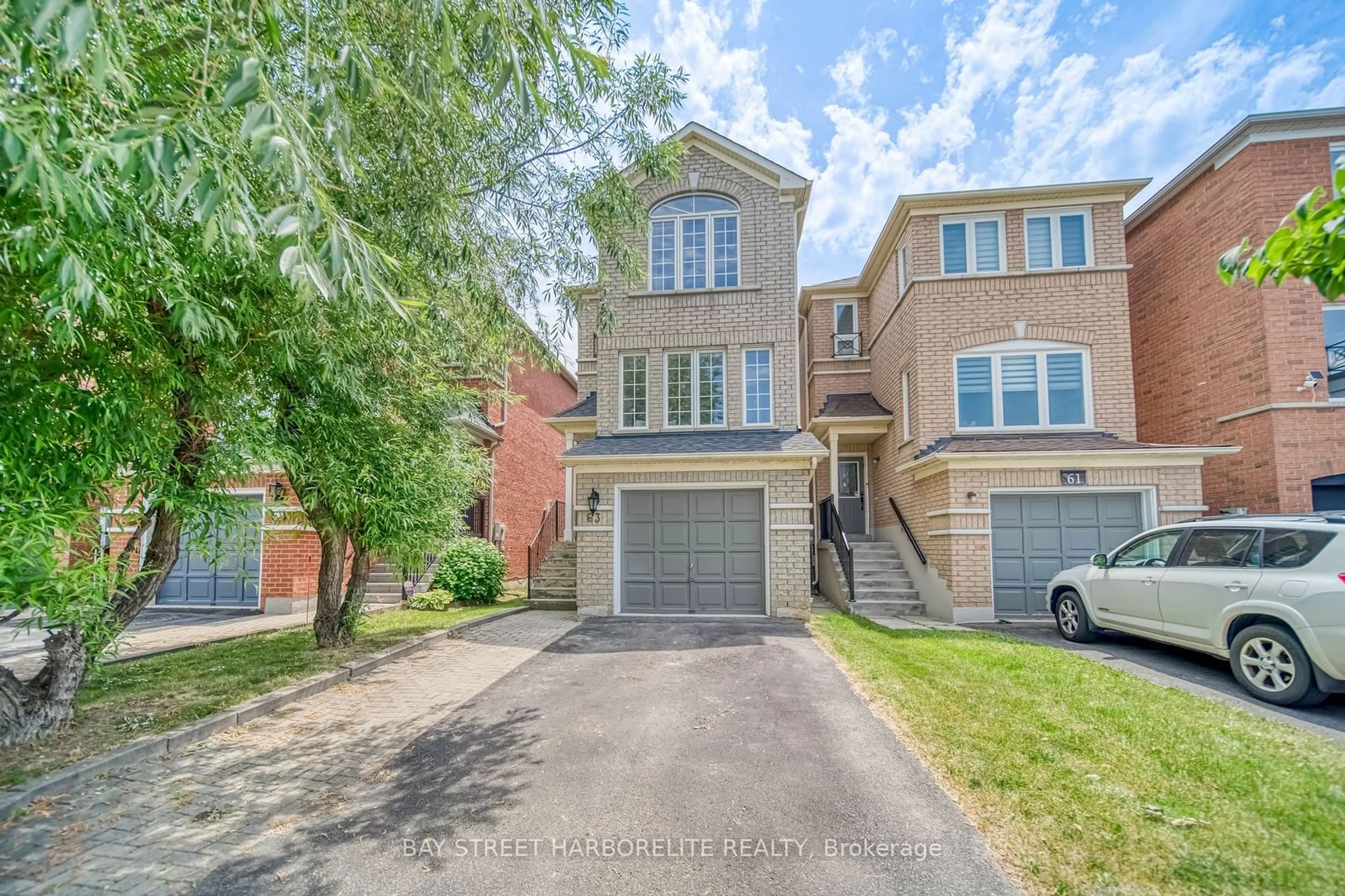 Home with brick exterior material, street for 63 Sassafras Circ, Vaughan Ontario L4J 8M8