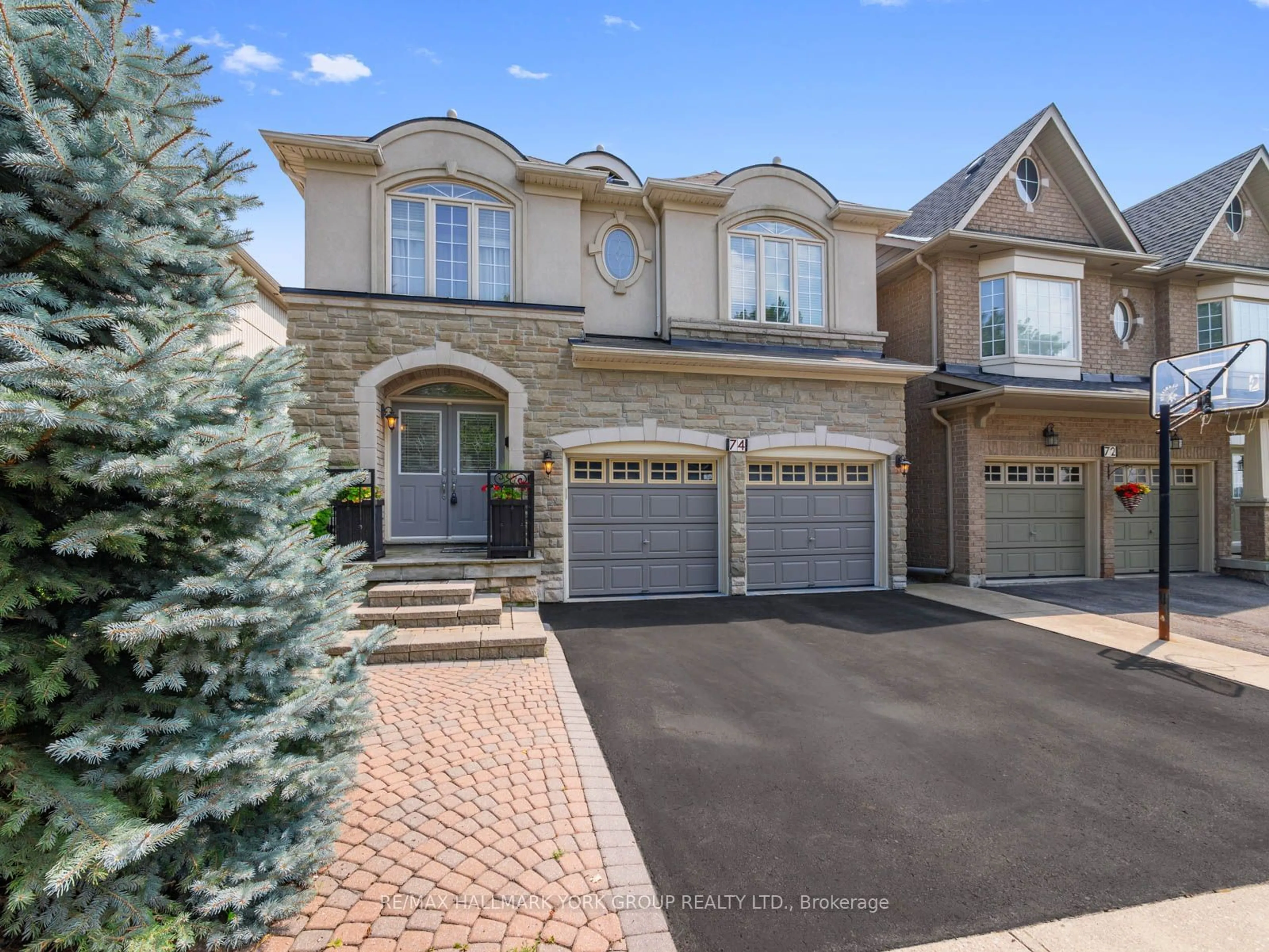 Home with brick exterior material, street for 74 Thomas Legge Cres, Richmond Hill Ontario L4E 4V8