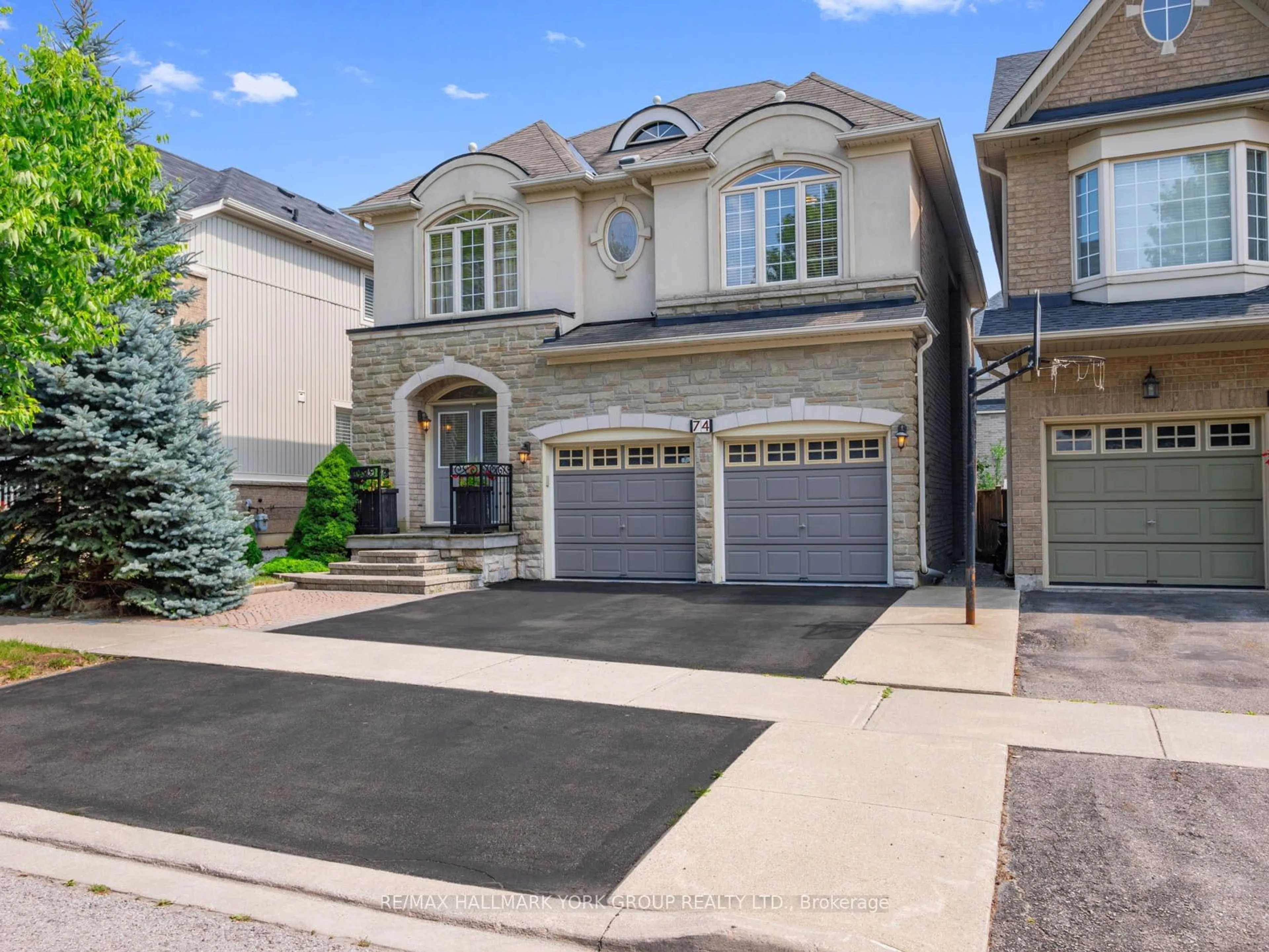 Home with brick exterior material, street for 74 Thomas Legge Cres, Richmond Hill Ontario L4E 4V8