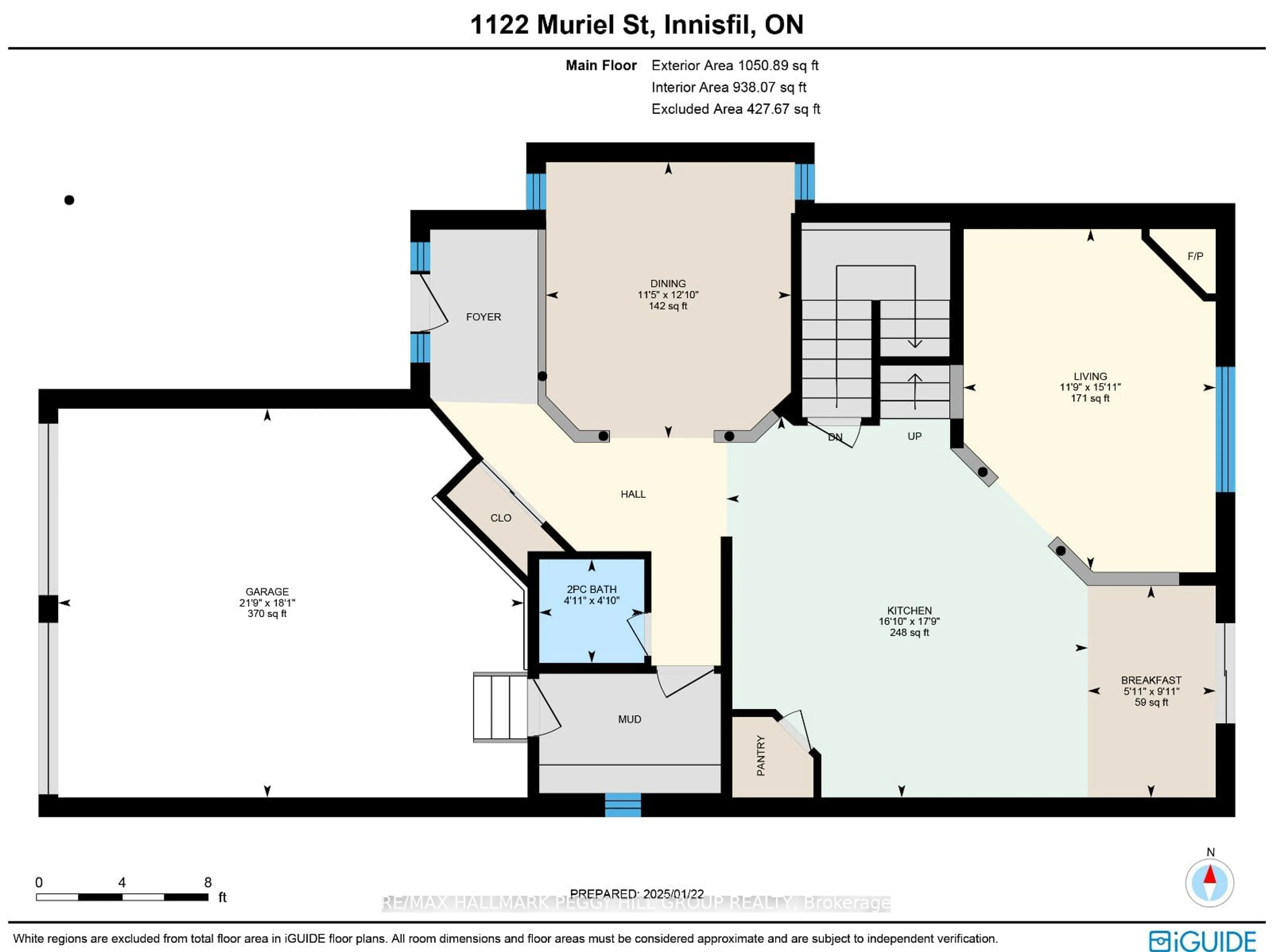 Floor plan for 1122 Muriel St, Innisfil Ontario L9S 4W5