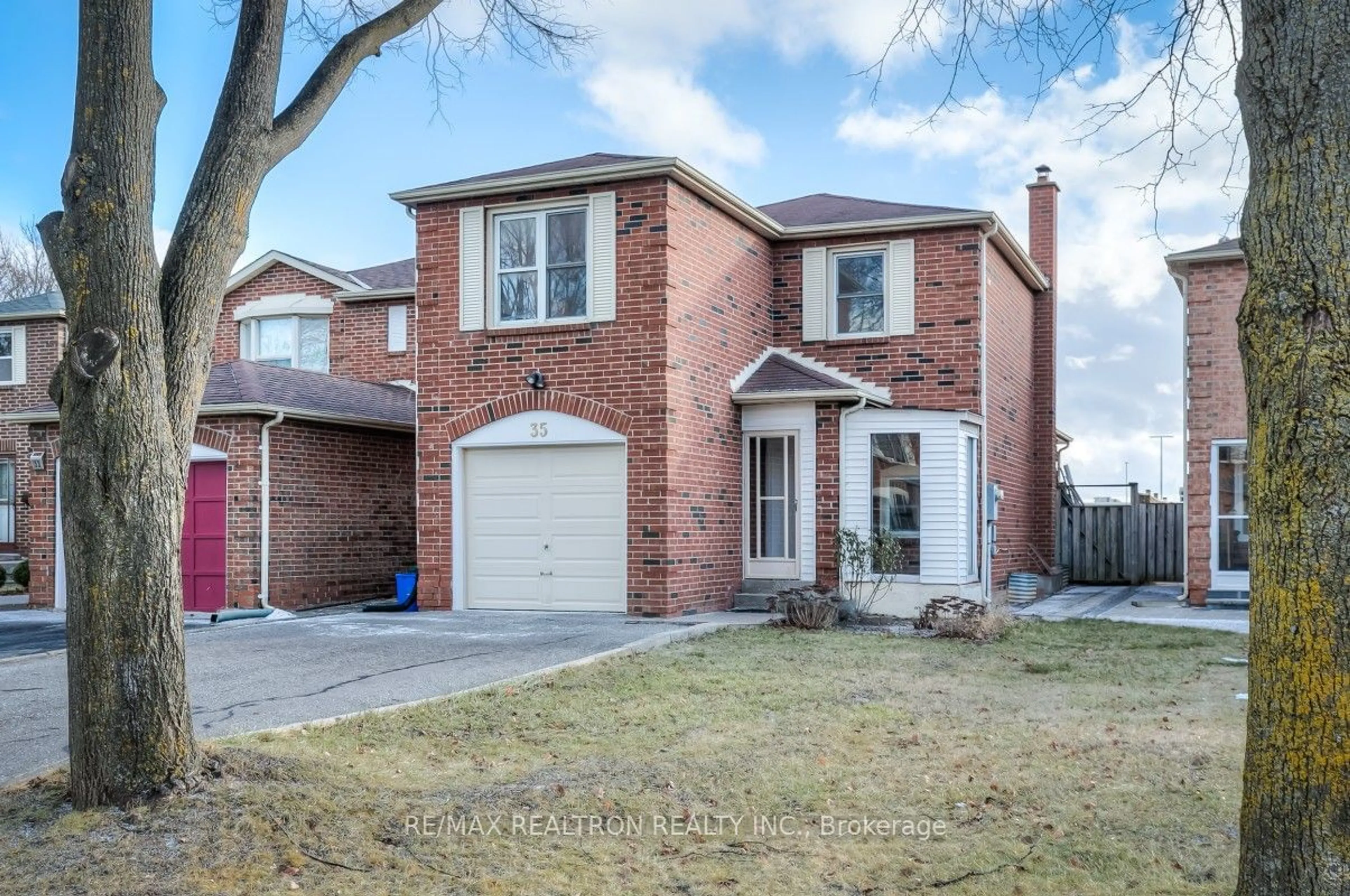 Home with brick exterior material, street for 35 Miley Dr, Markham Ontario L3R 4V1