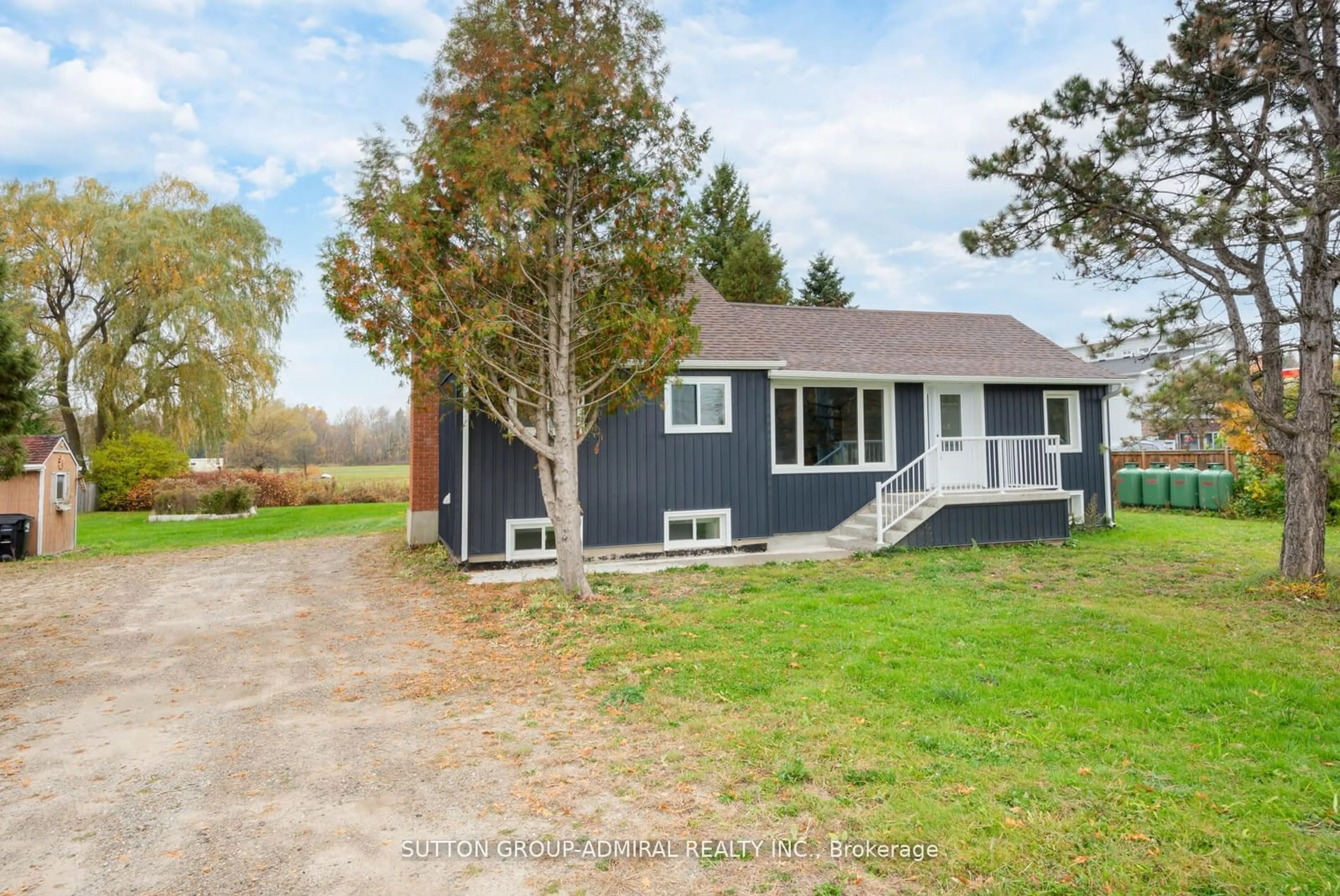 A pic from outside/outdoor area/front of a property/back of a property/a pic from drone, street for 6794 County Rd #10, New Tecumseth Ontario L9R 1V2