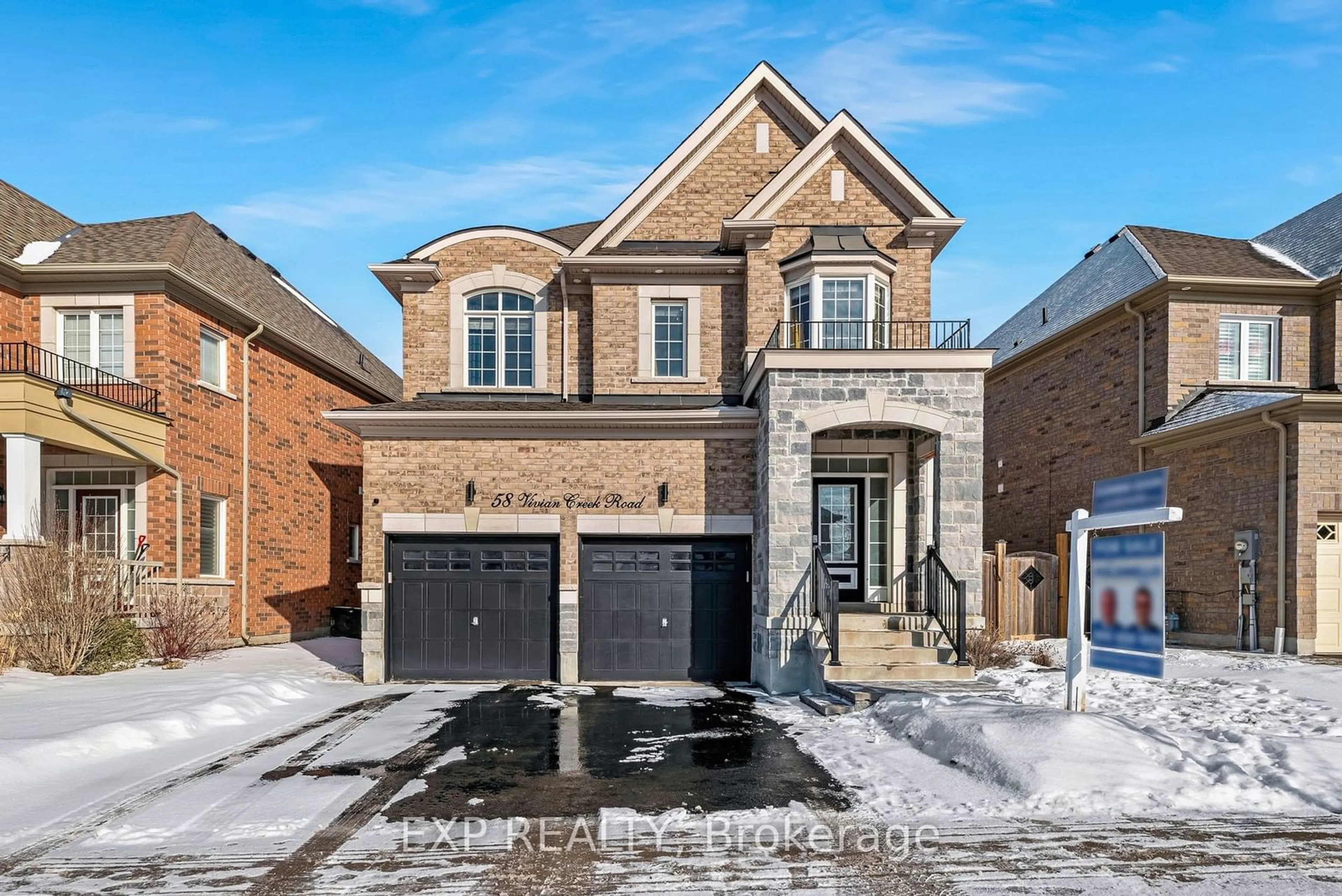 Home with brick exterior material, street for 58 Vivian Creek Rd, East Gwillimbury Ontario L0G 1M0