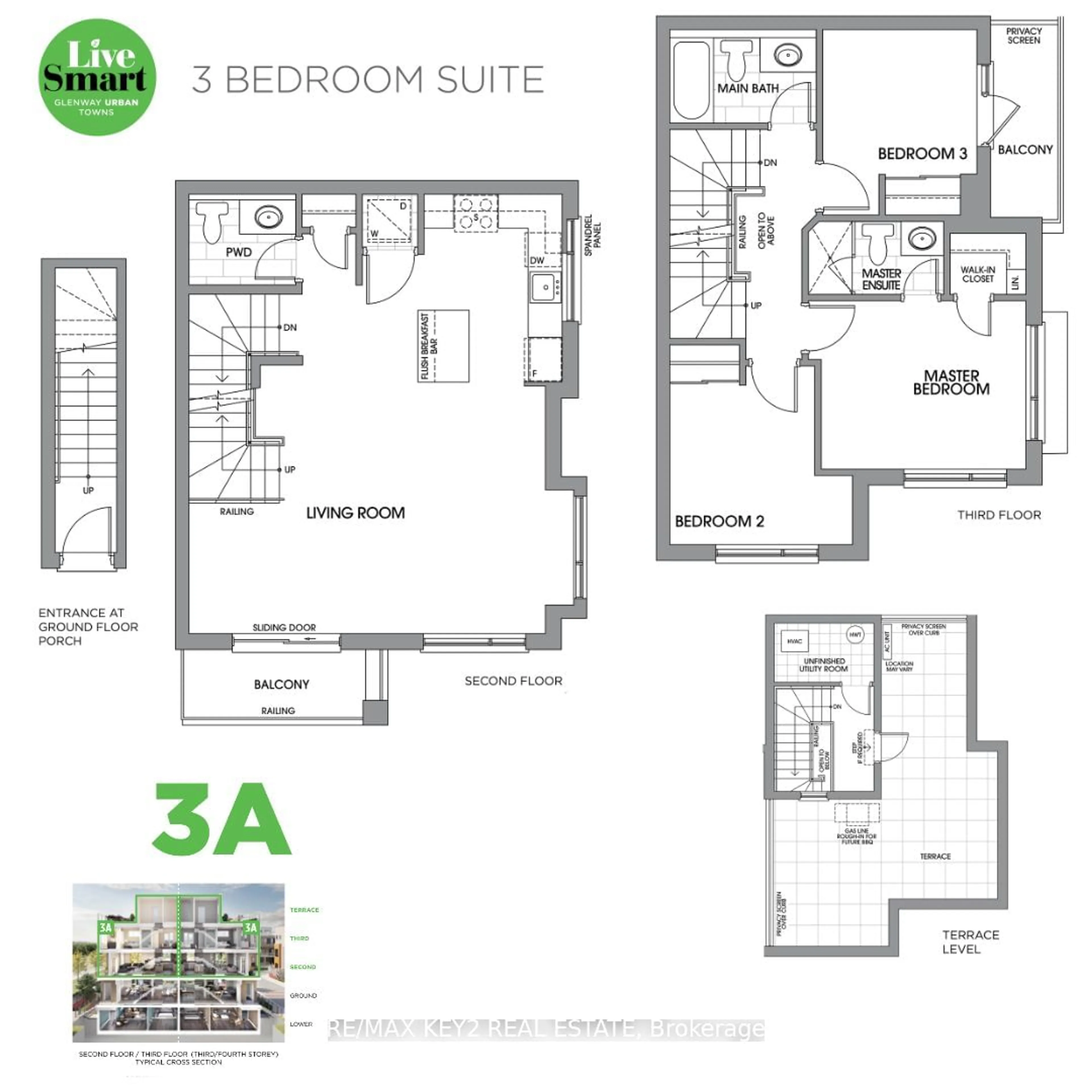 Floor plan for 14 Lytham Green Circ #3, Newmarket Ontario L3Y 0C7