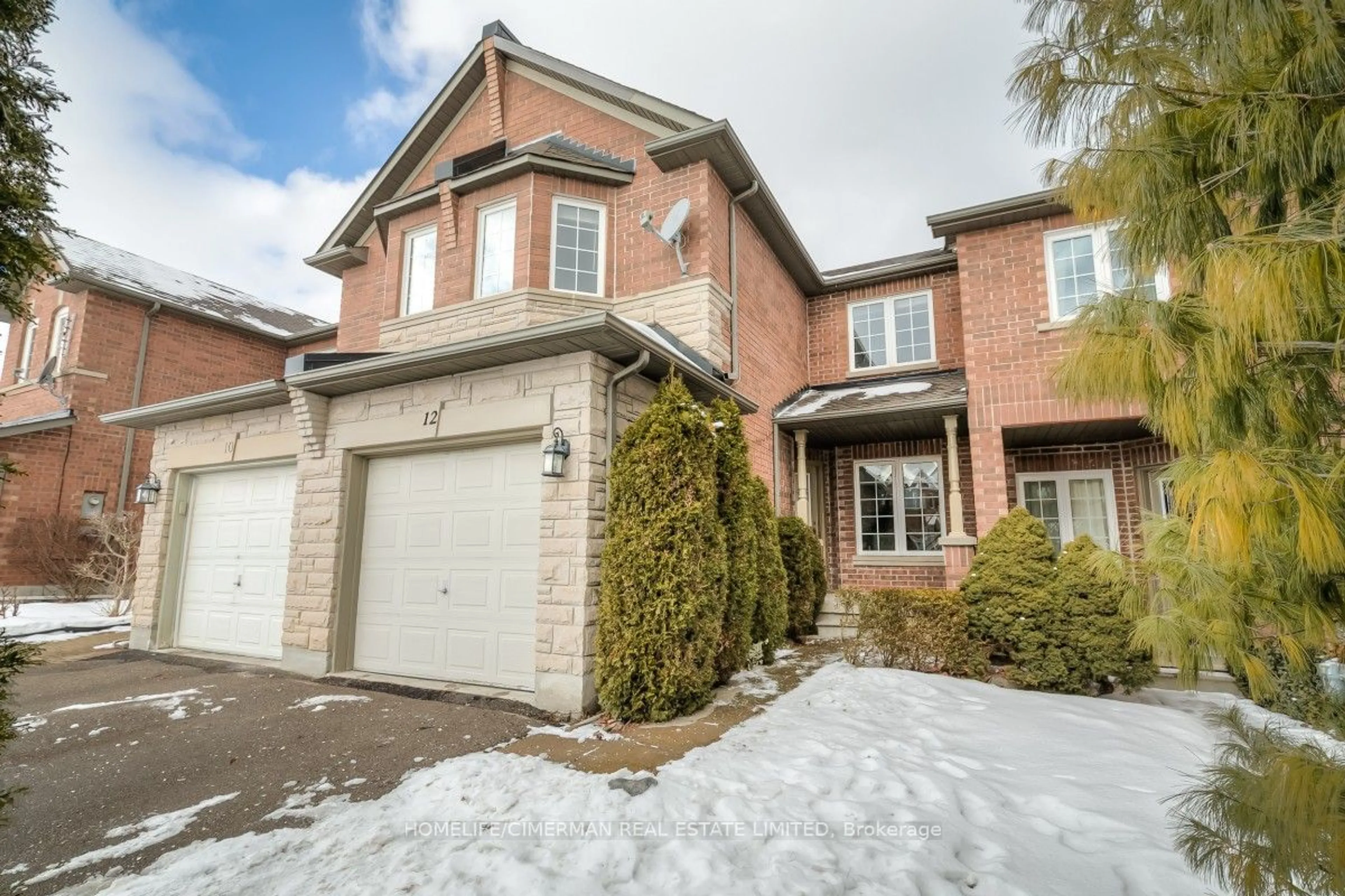 Home with brick exterior material, street for 12 Cedarcrest Cres, Richmond Hill Ontario L4S 2P5