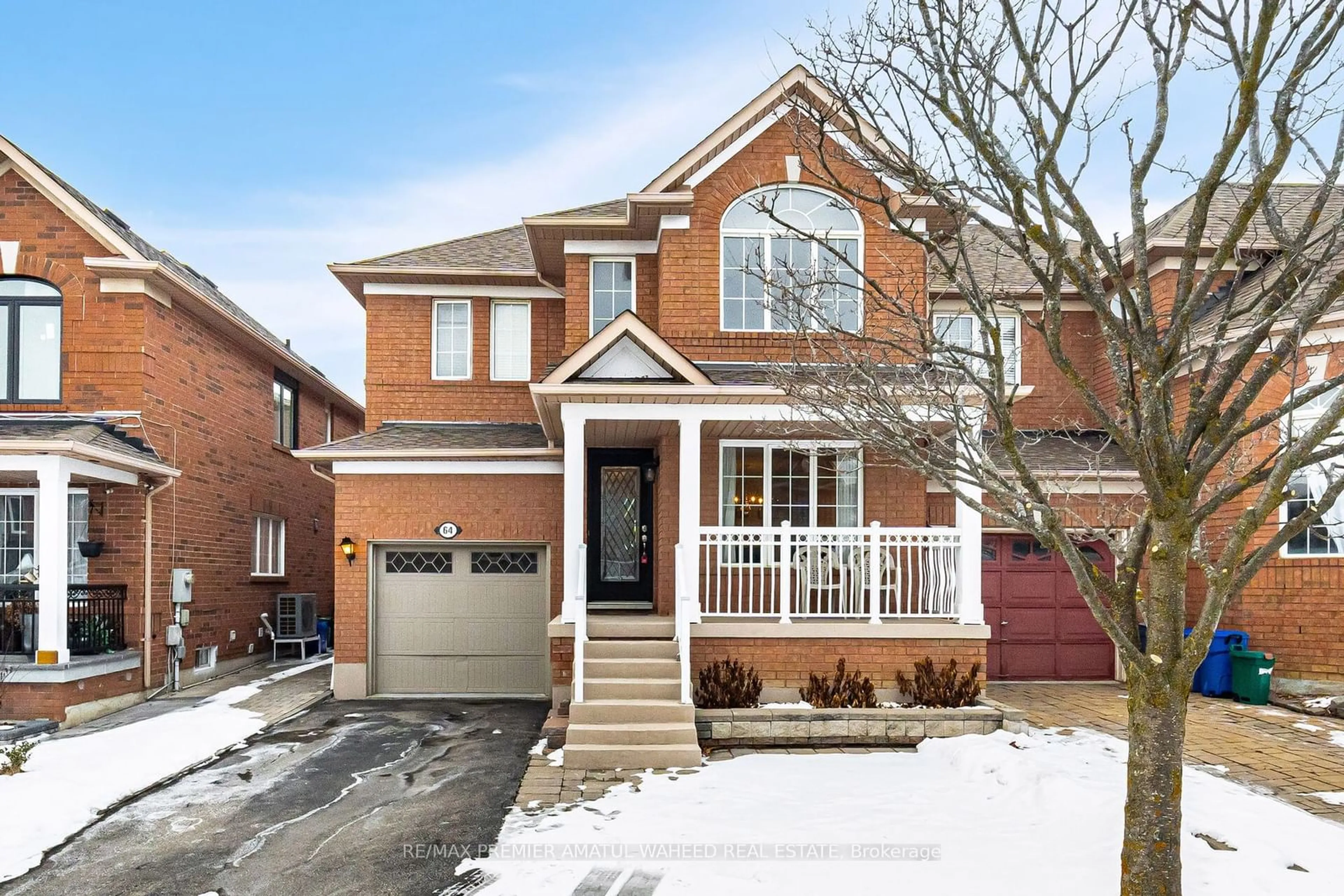 Home with brick exterior material, street for 64 Madeira Ave, Vaughan Ontario L6A 2Y2