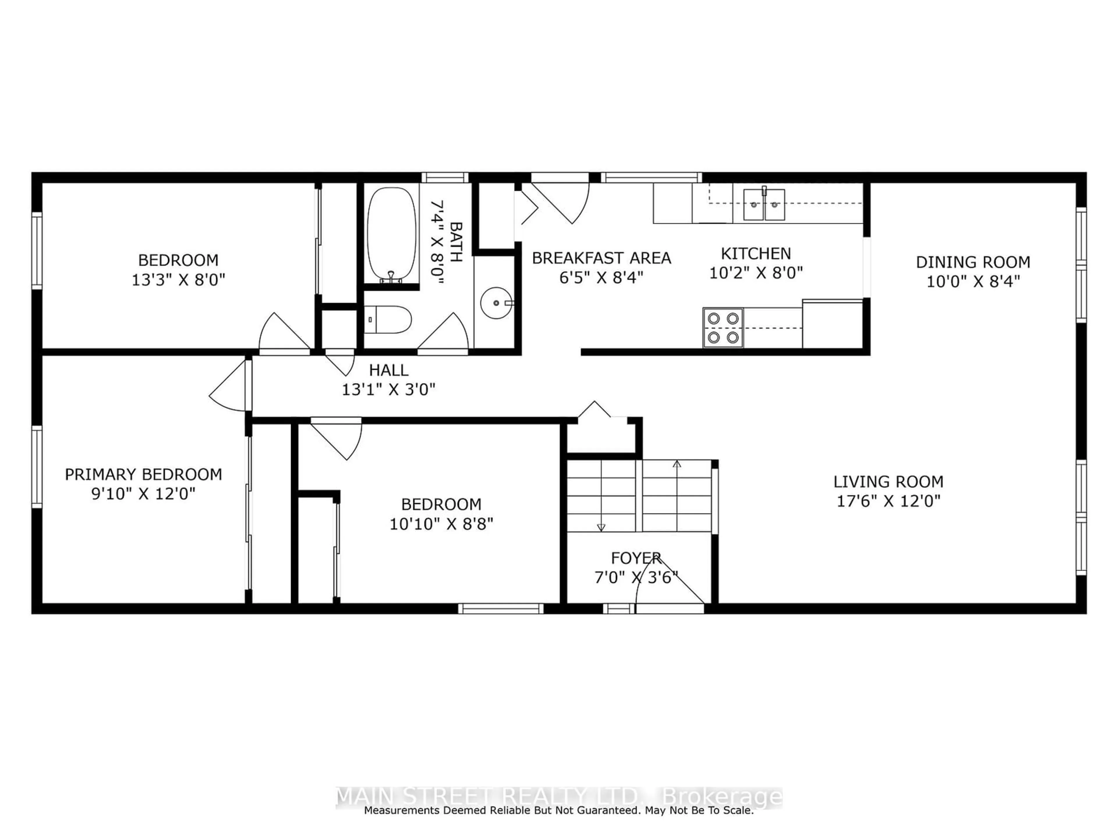 Floor plan for 453 Dixon Blvd, Newmarket Ontario L3Y 5C9