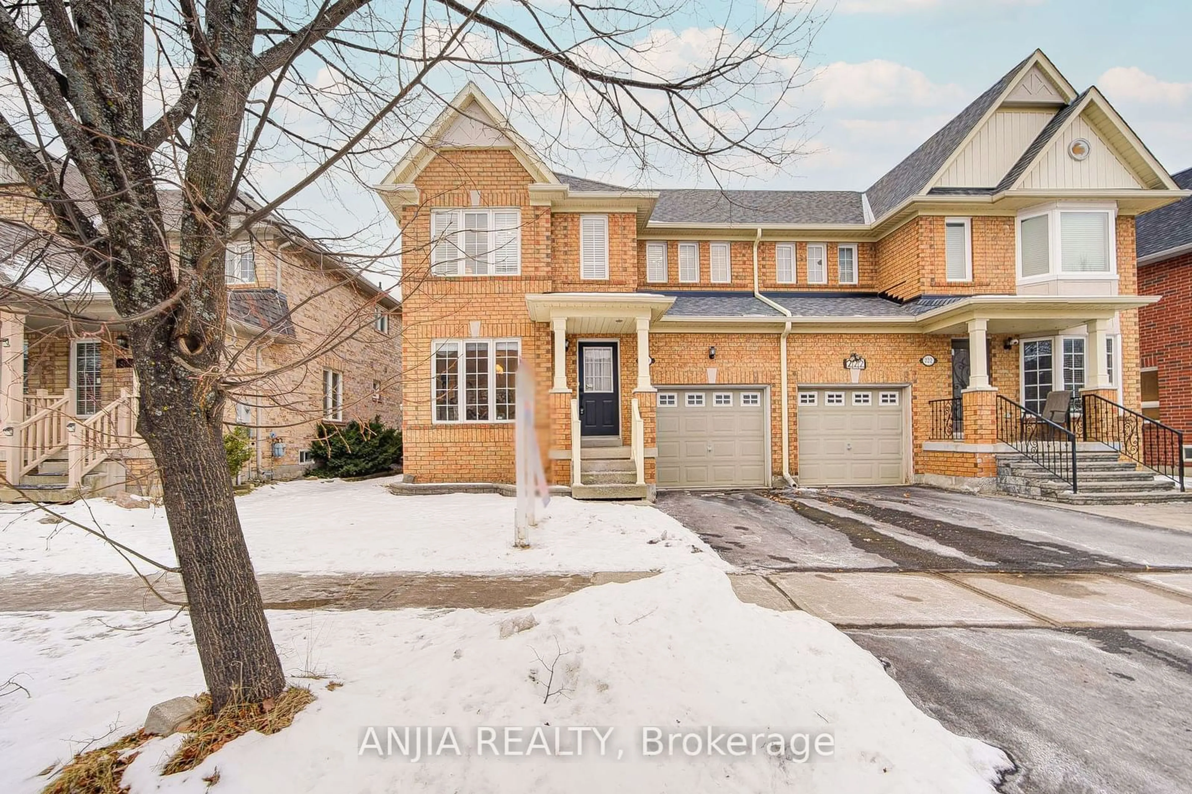 Home with brick exterior material, street for 220 Hammersly Blvd, Markham Ontario L6E 2C9