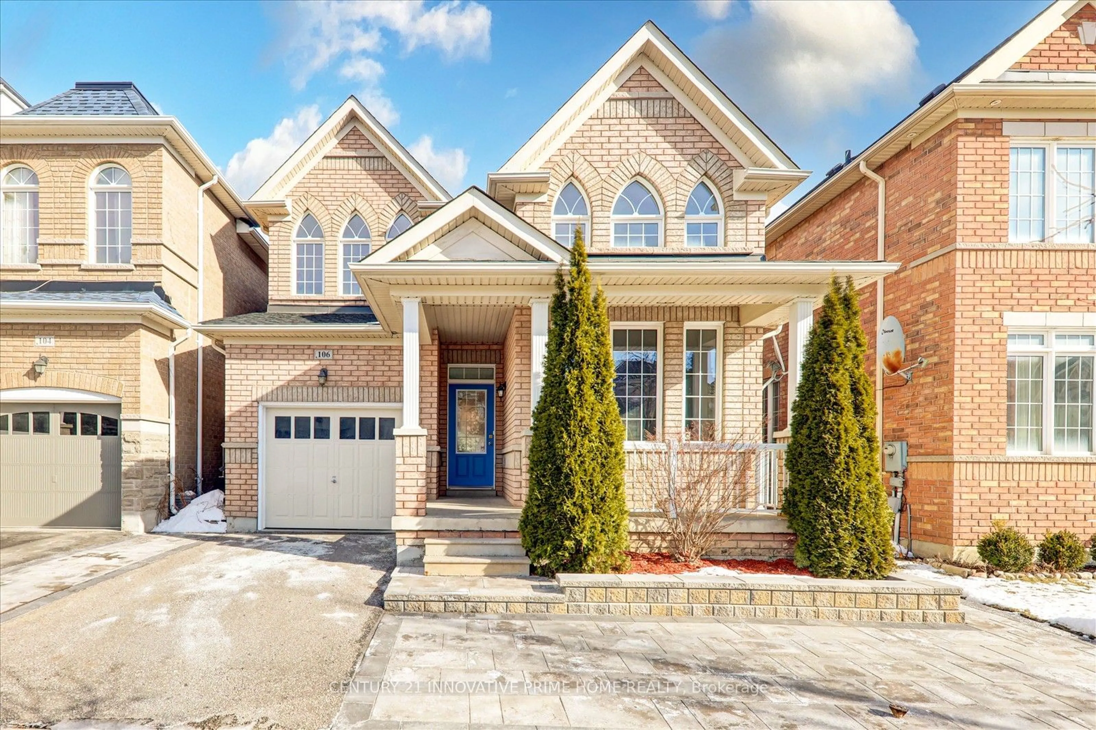 Home with brick exterior material, street for 106 Geddington Cres, Markham Ontario L6B 0M6