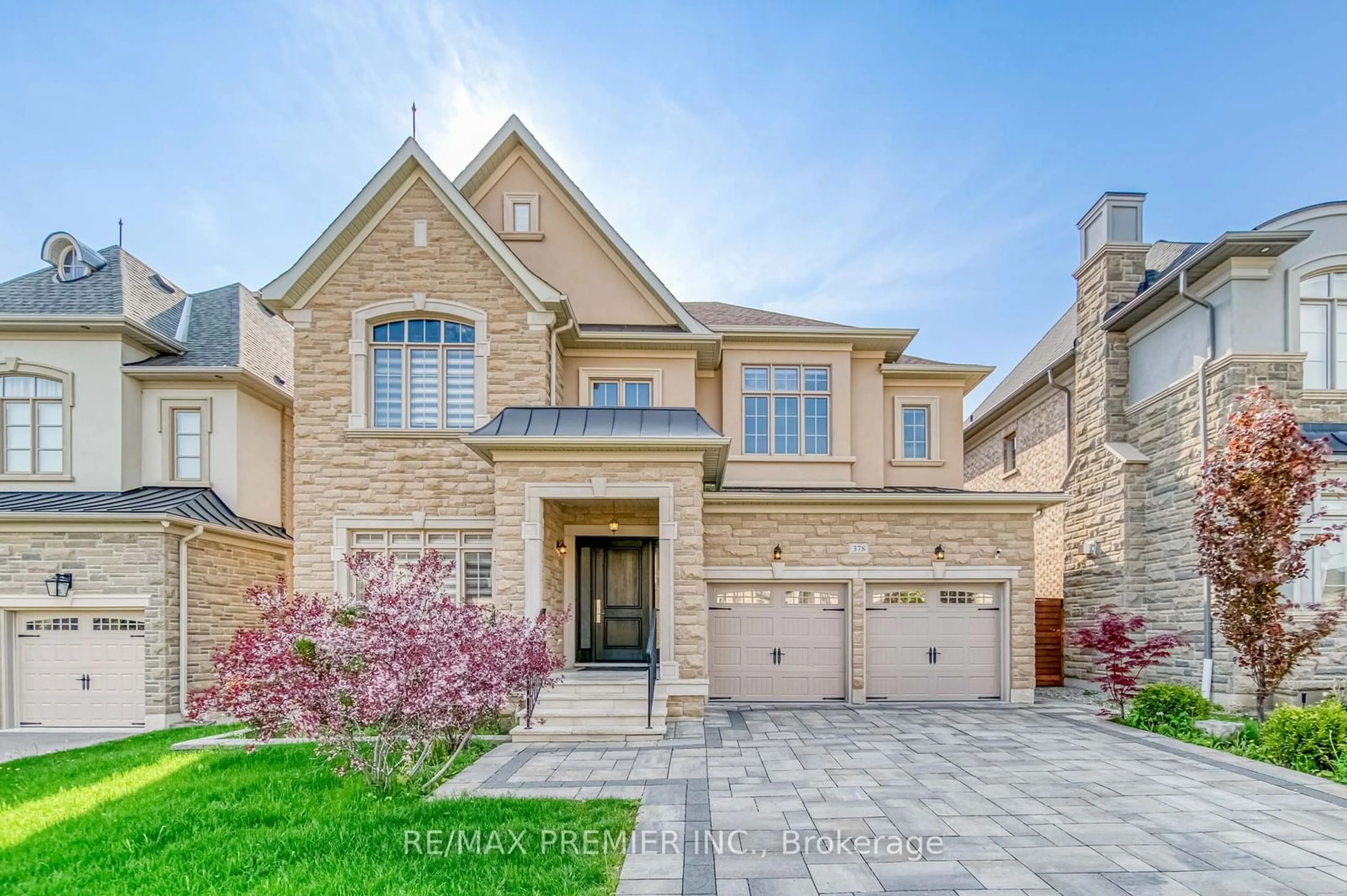 Home with brick exterior material, street for 378 Poetry Dr, Vaughan Ontario L4H 3W8