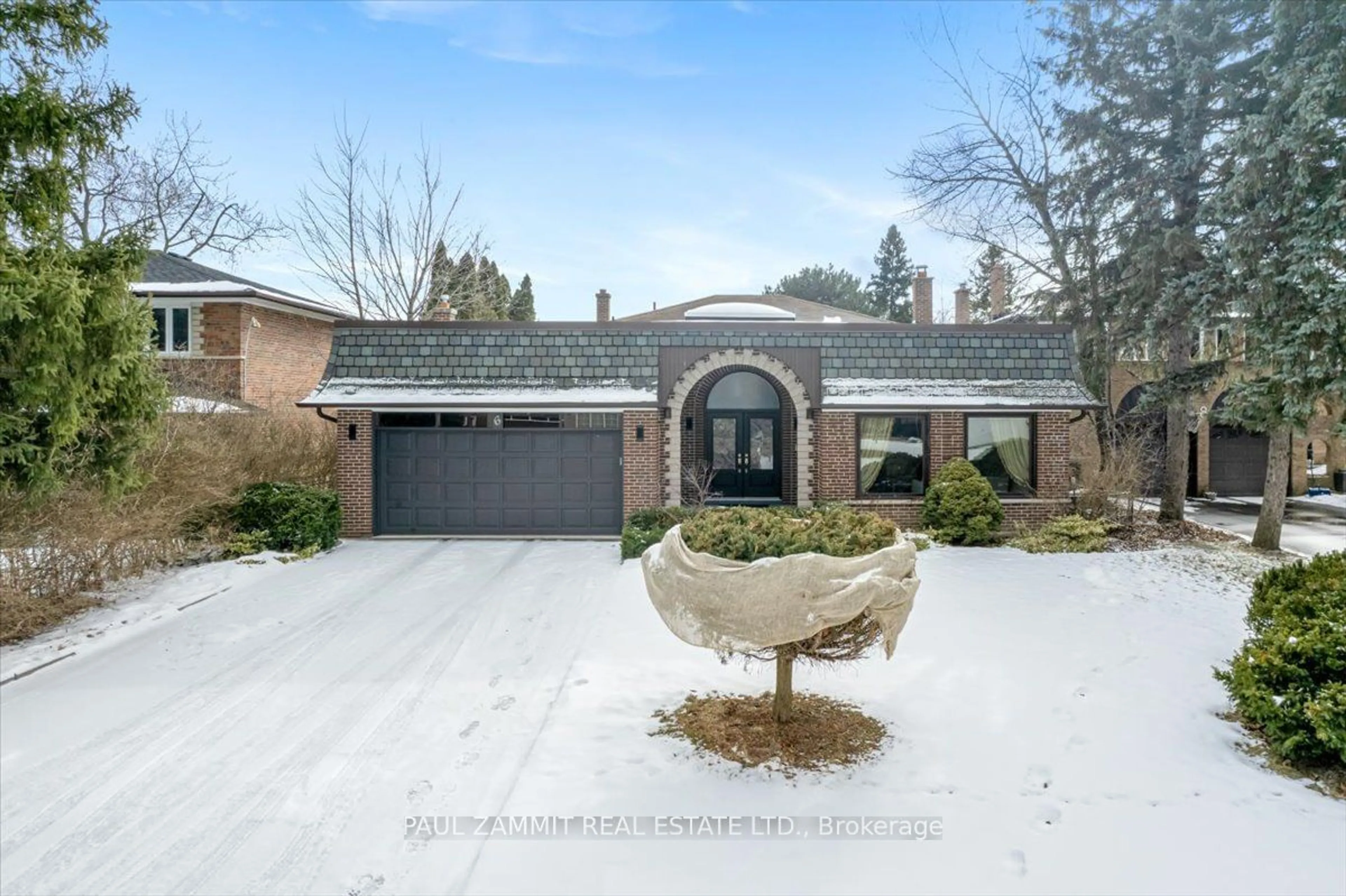 Home with brick exterior material, street for 6 Cedar Forest Crt, Markham Ontario L3T 2A4