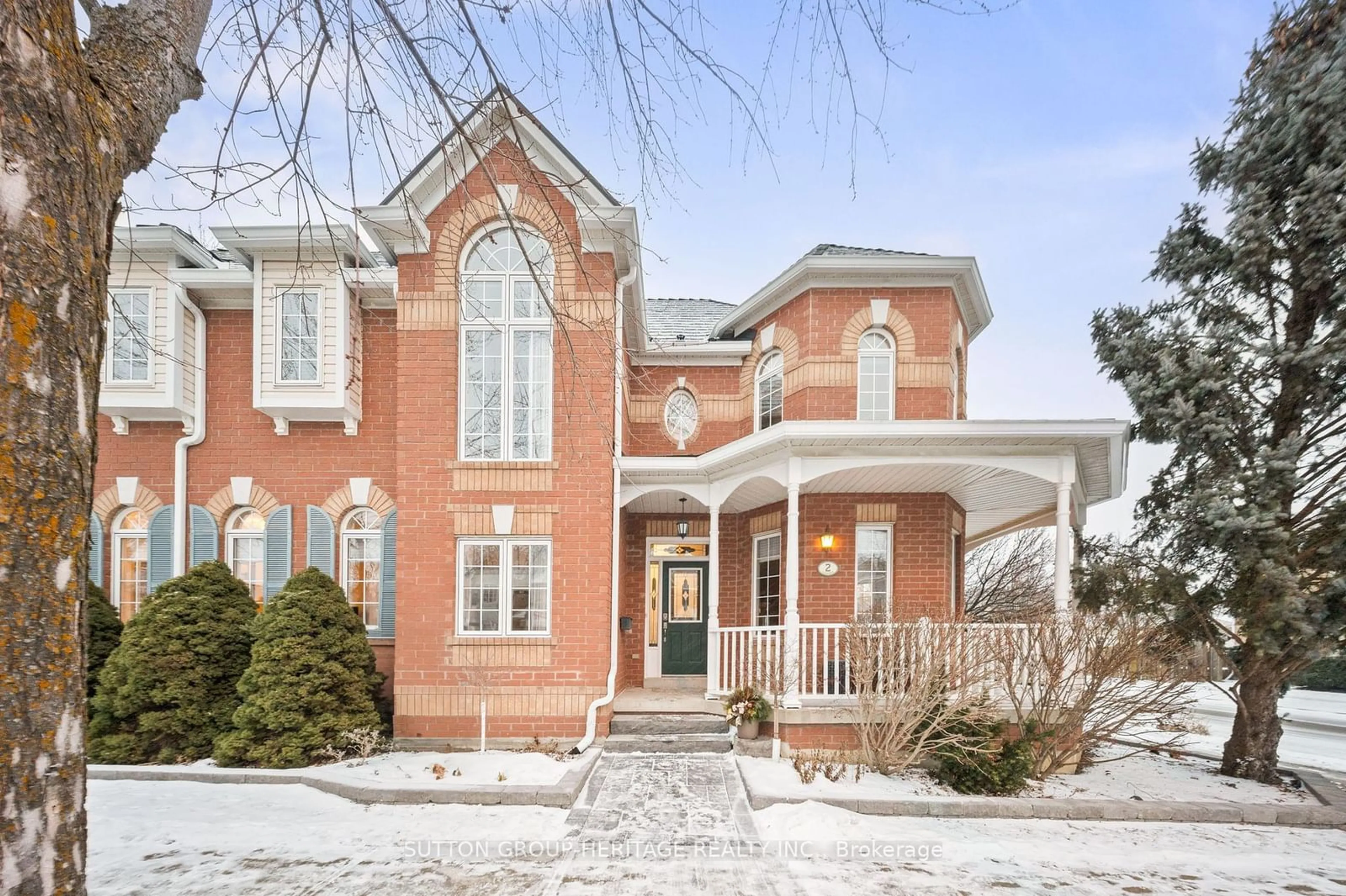 Home with brick exterior material, street for 2 Glendennan Ave, Markham Ontario L6B 1C7