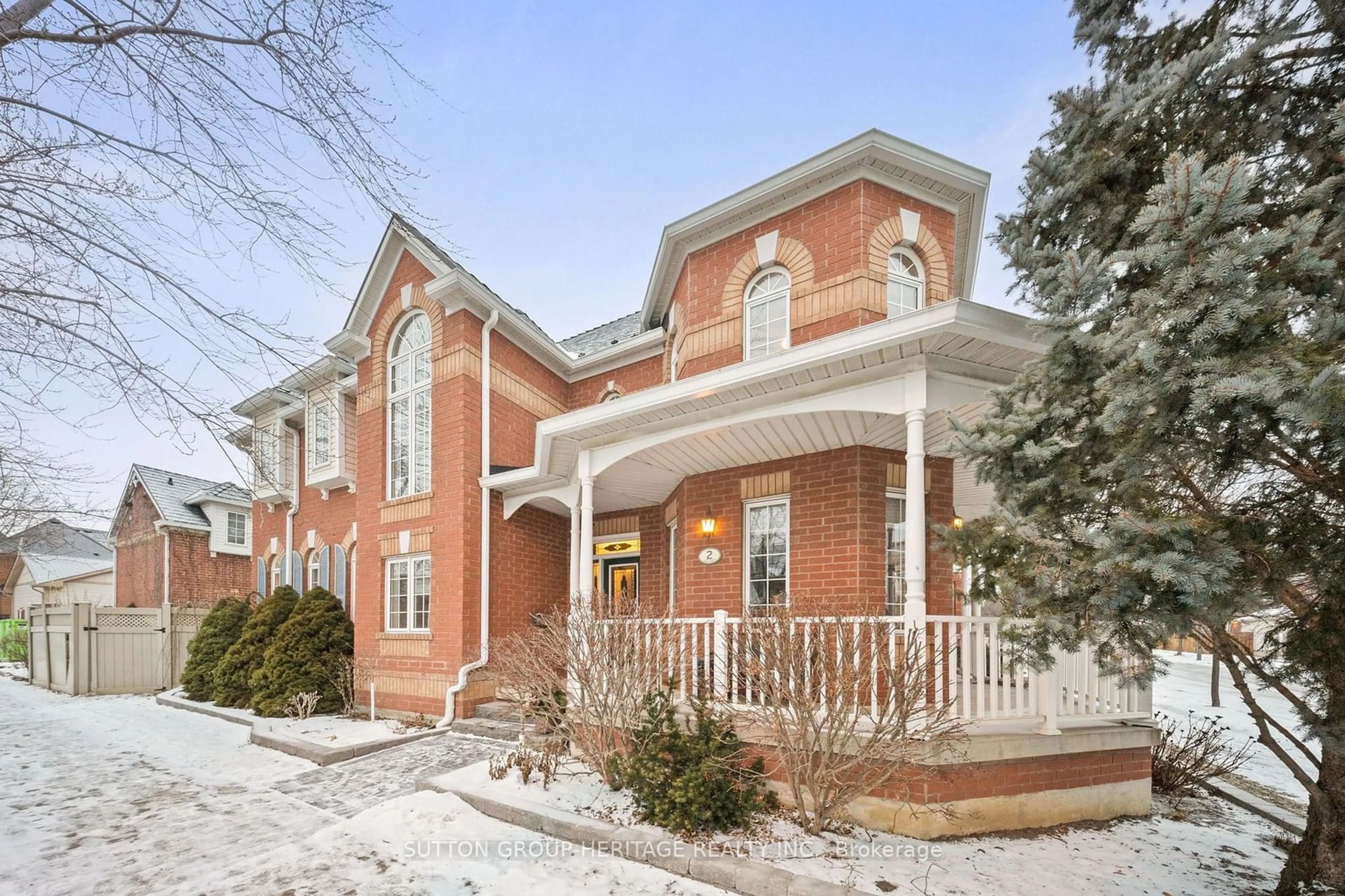 Home with brick exterior material, street for 2 Glendennan Ave, Markham Ontario L6B 1C7