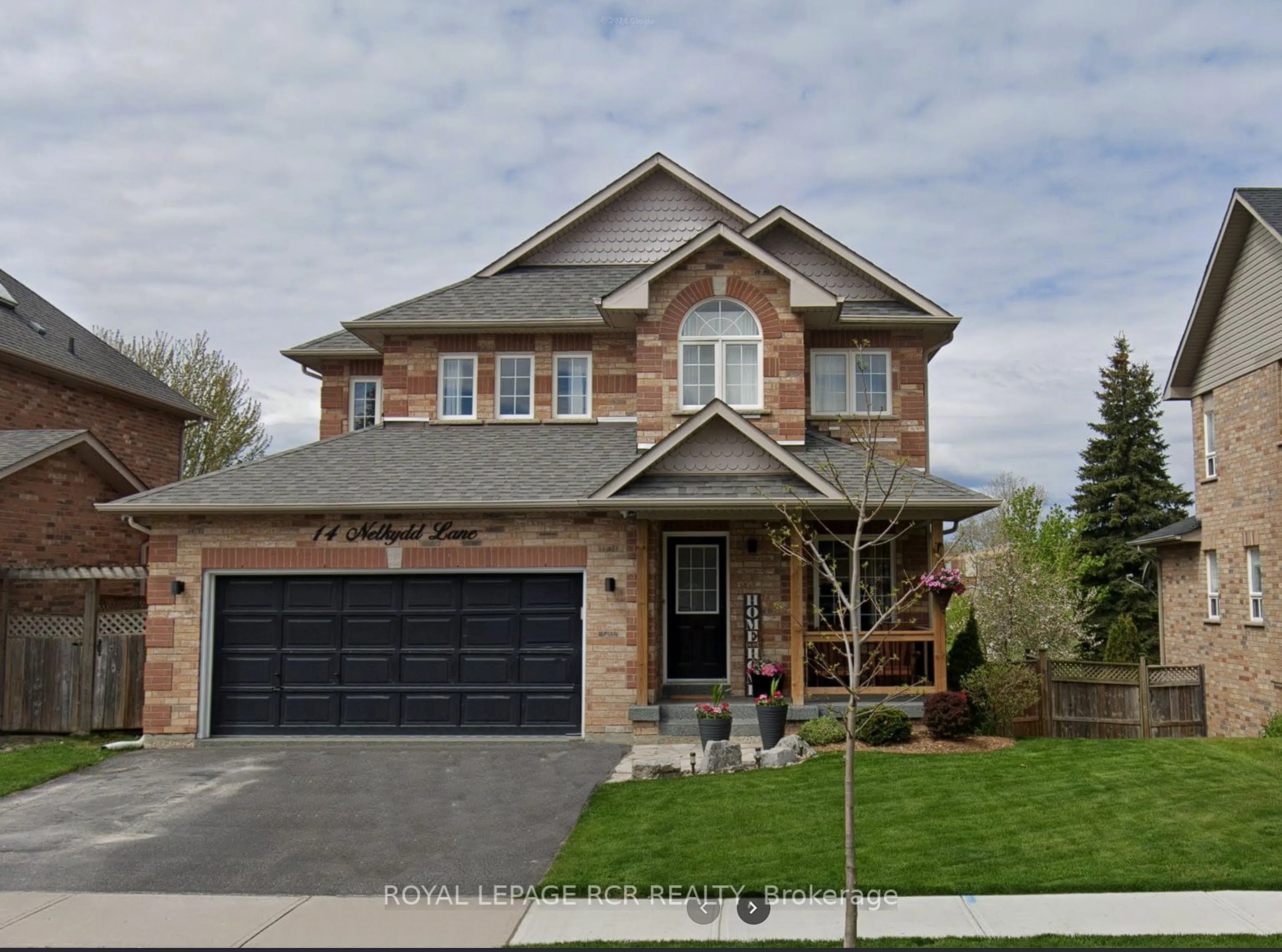 Home with brick exterior material, street for 14 Nelkydd Lane, Uxbridge Ontario L9P 1Y1