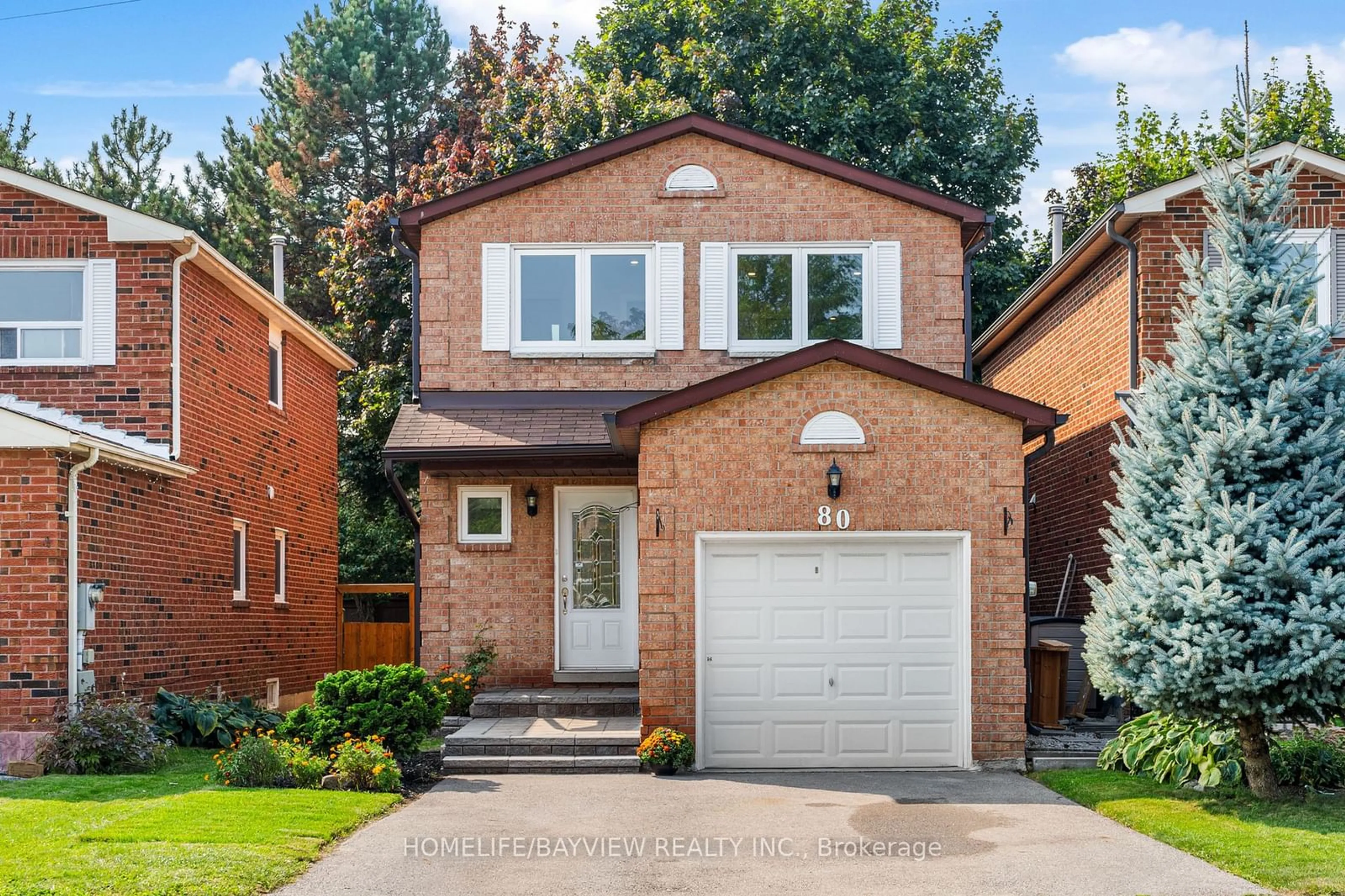 Home with brick exterior material, street for 80 Jaimie Rd, Vaughan Ontario L4J 6A7