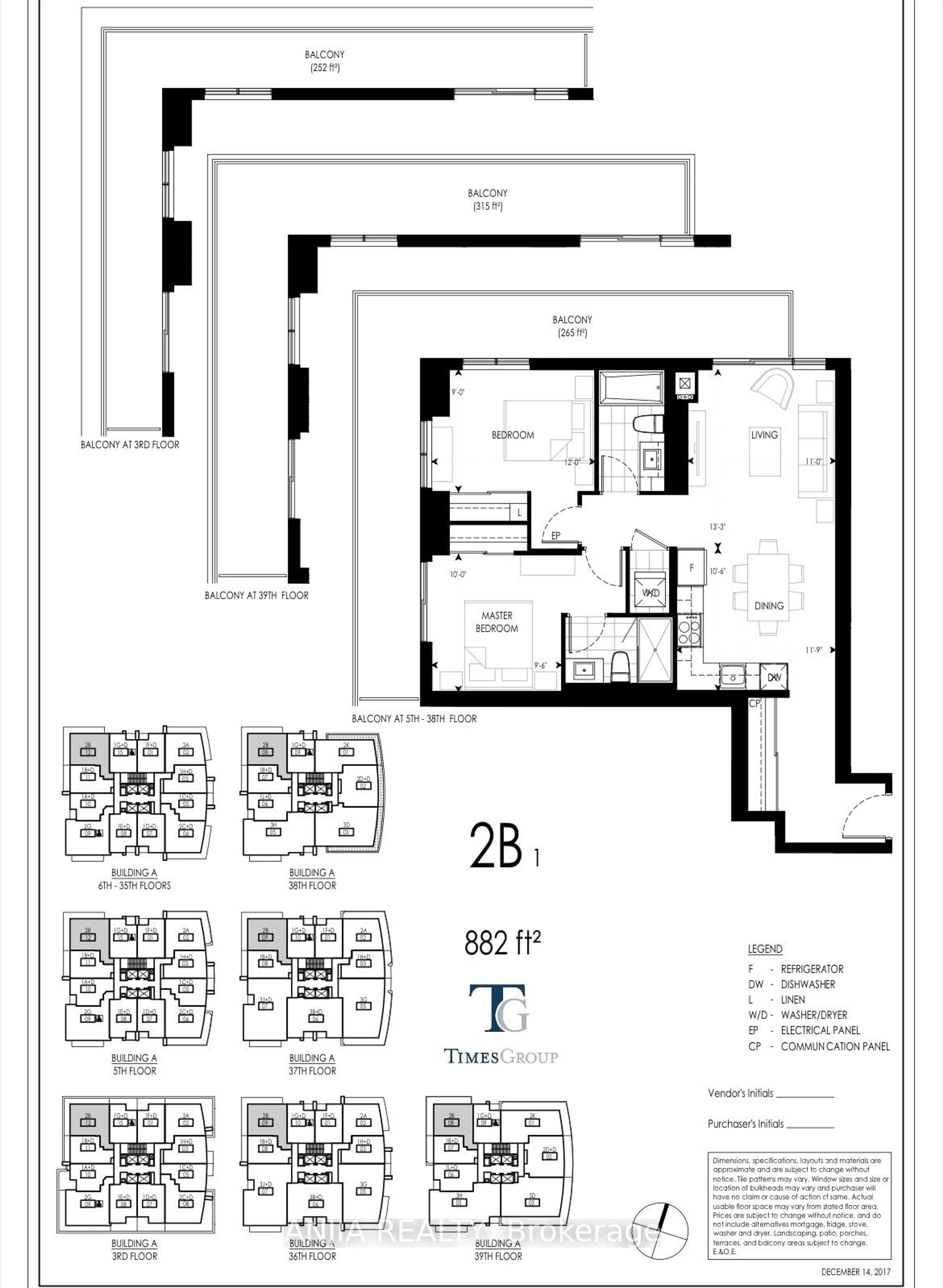 Floor plan for 12 Gandhi Lane #3908, Markham Ontario L3T 0G8