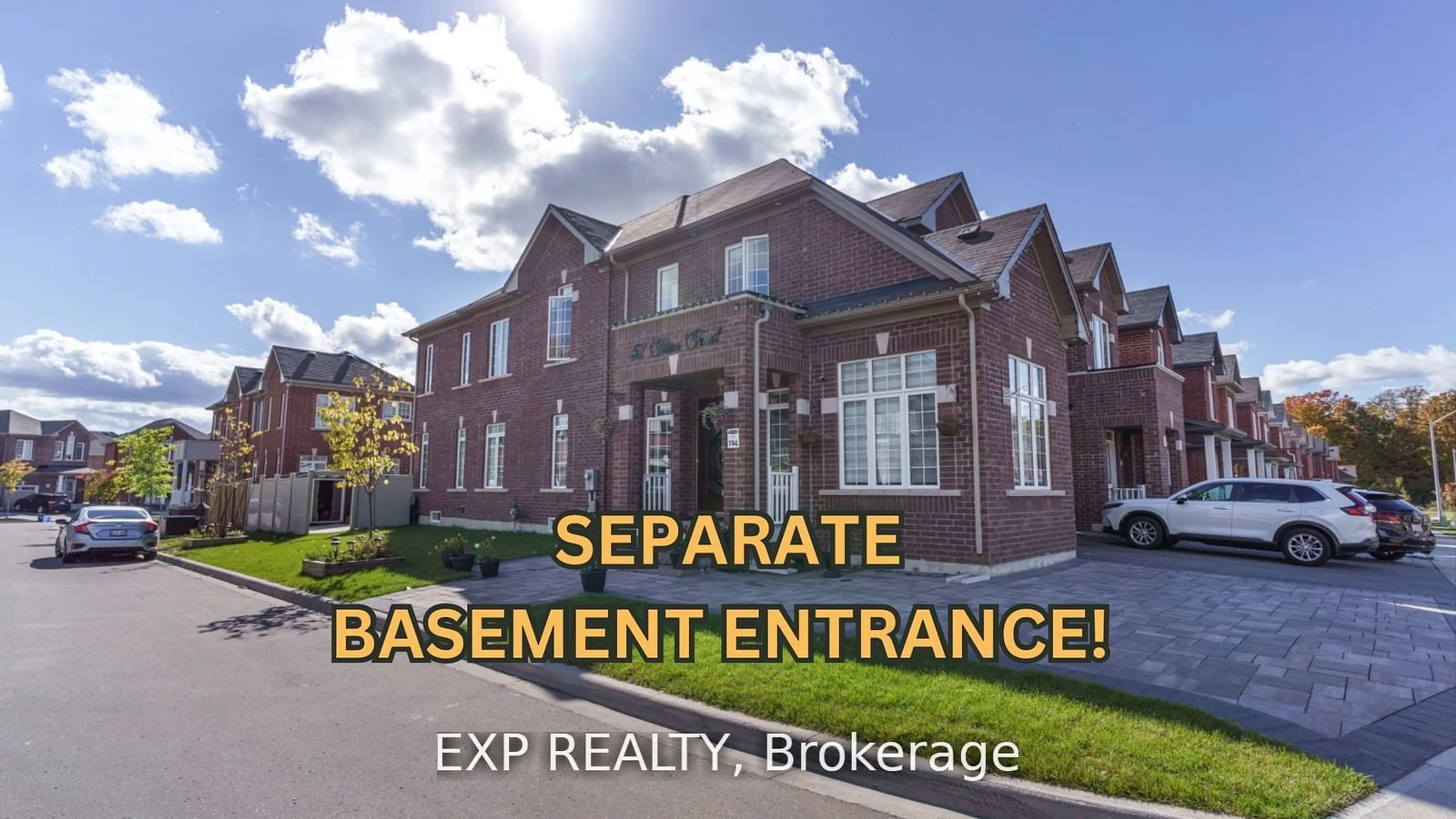 Home with brick exterior material, street for 52 Titan Tr, Markham Ontario L3S 0E2