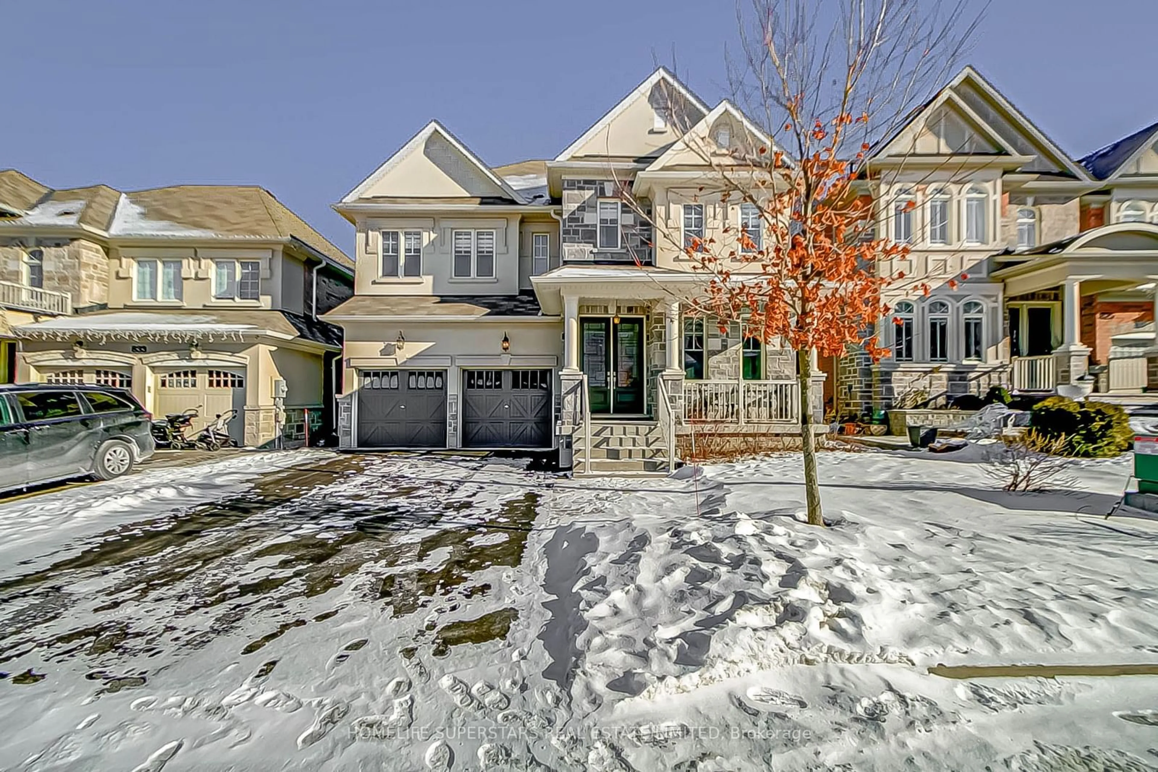 Home with brick exterior material, street for 829 Elvidge Tr, Newmarket Ontario L3X 0J3