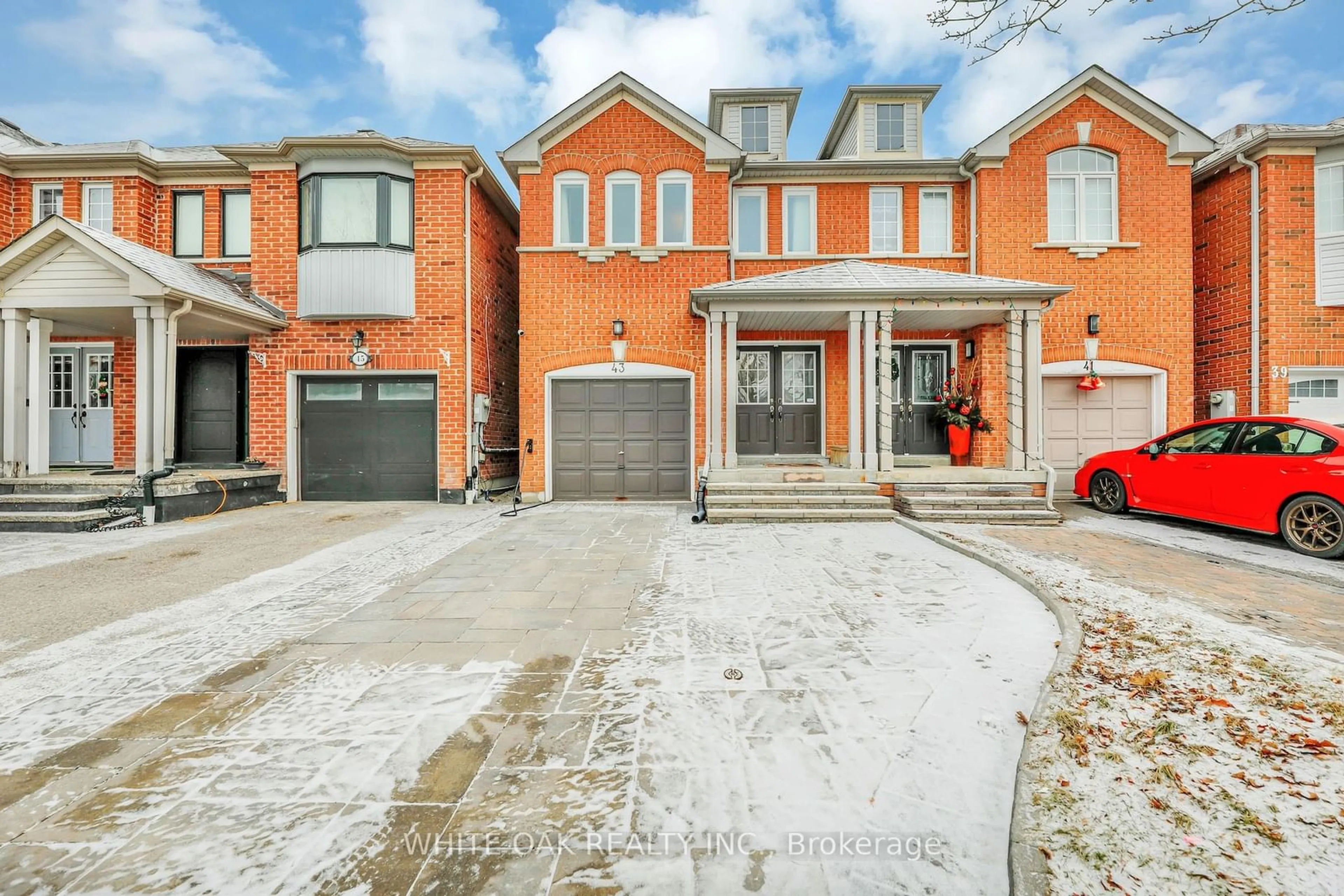 Home with brick exterior material, street for 43 Sassafras Circ, Vaughan Ontario L4J 8M7