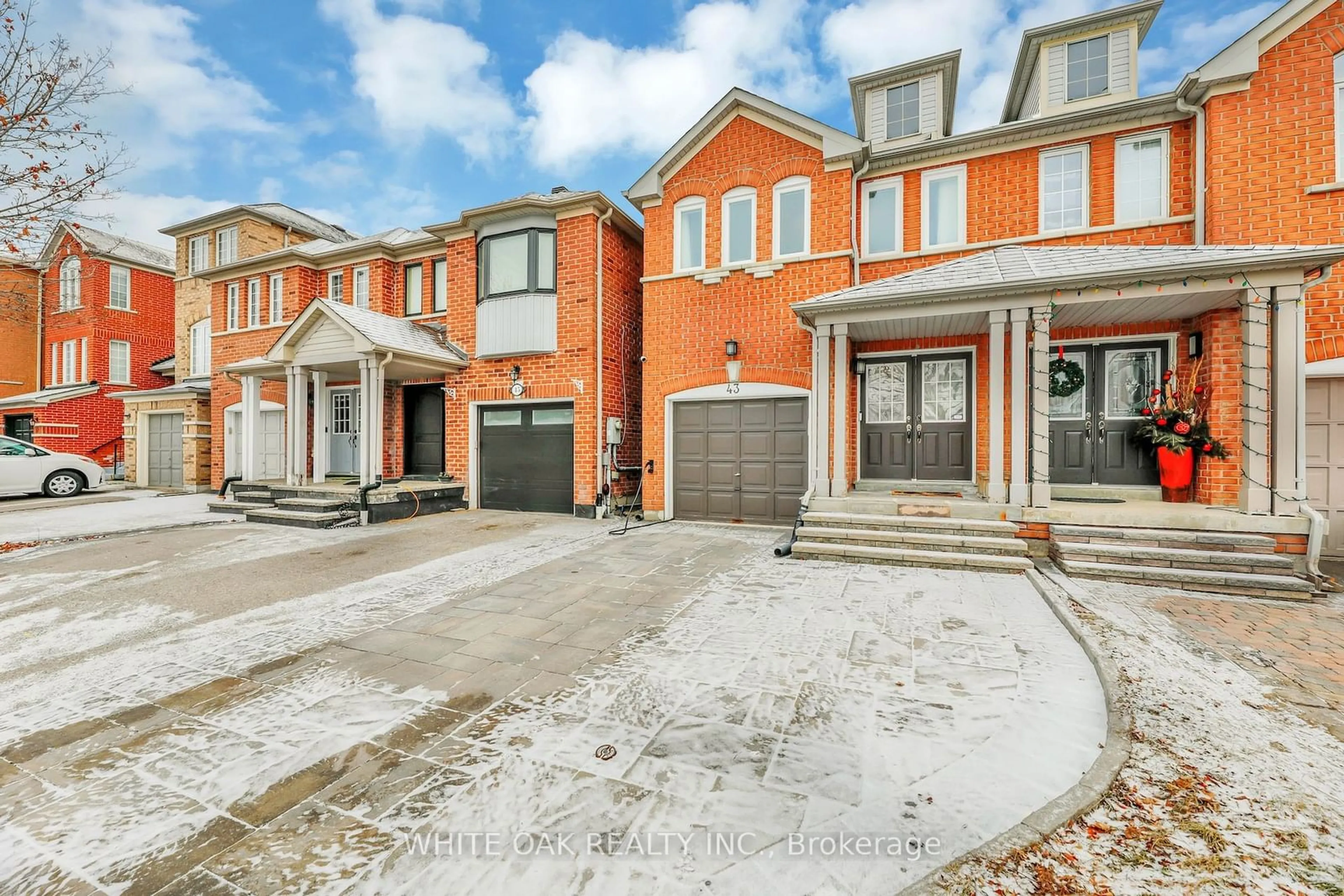 Home with brick exterior material, street for 43 Sassafras Circ, Vaughan Ontario L4J 8M7