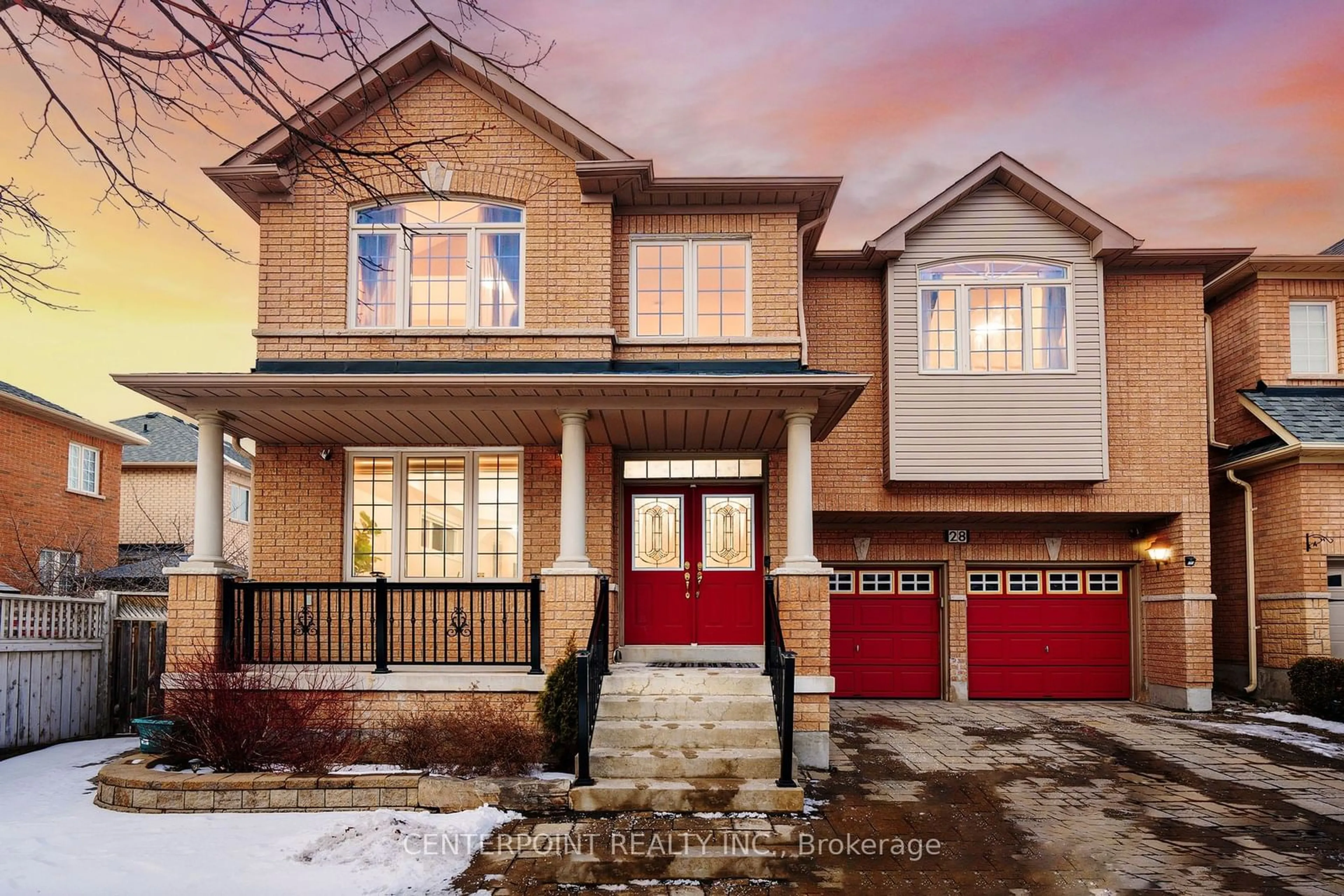 Home with brick exterior material, street for 28 Starhill Cres, Markham Ontario L6C 2Z9