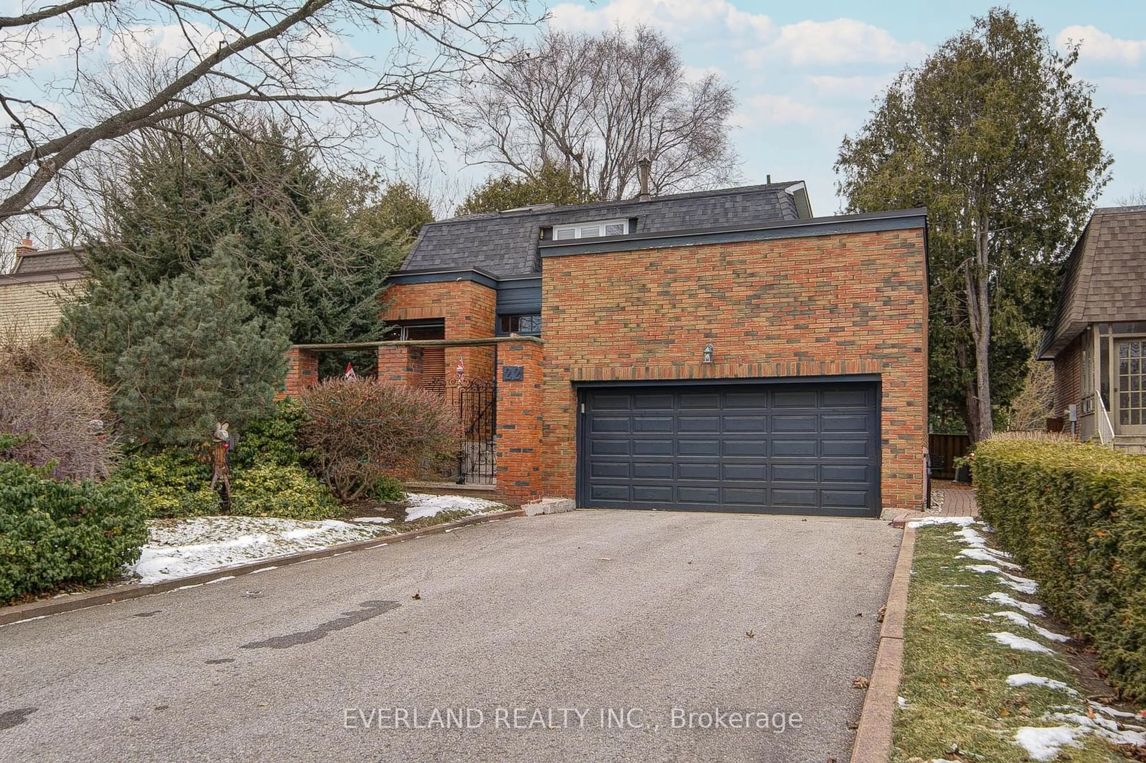 Home with brick exterior material, street for 22 HAGERMAN Blvd, Markham Ontario L3R 2A7