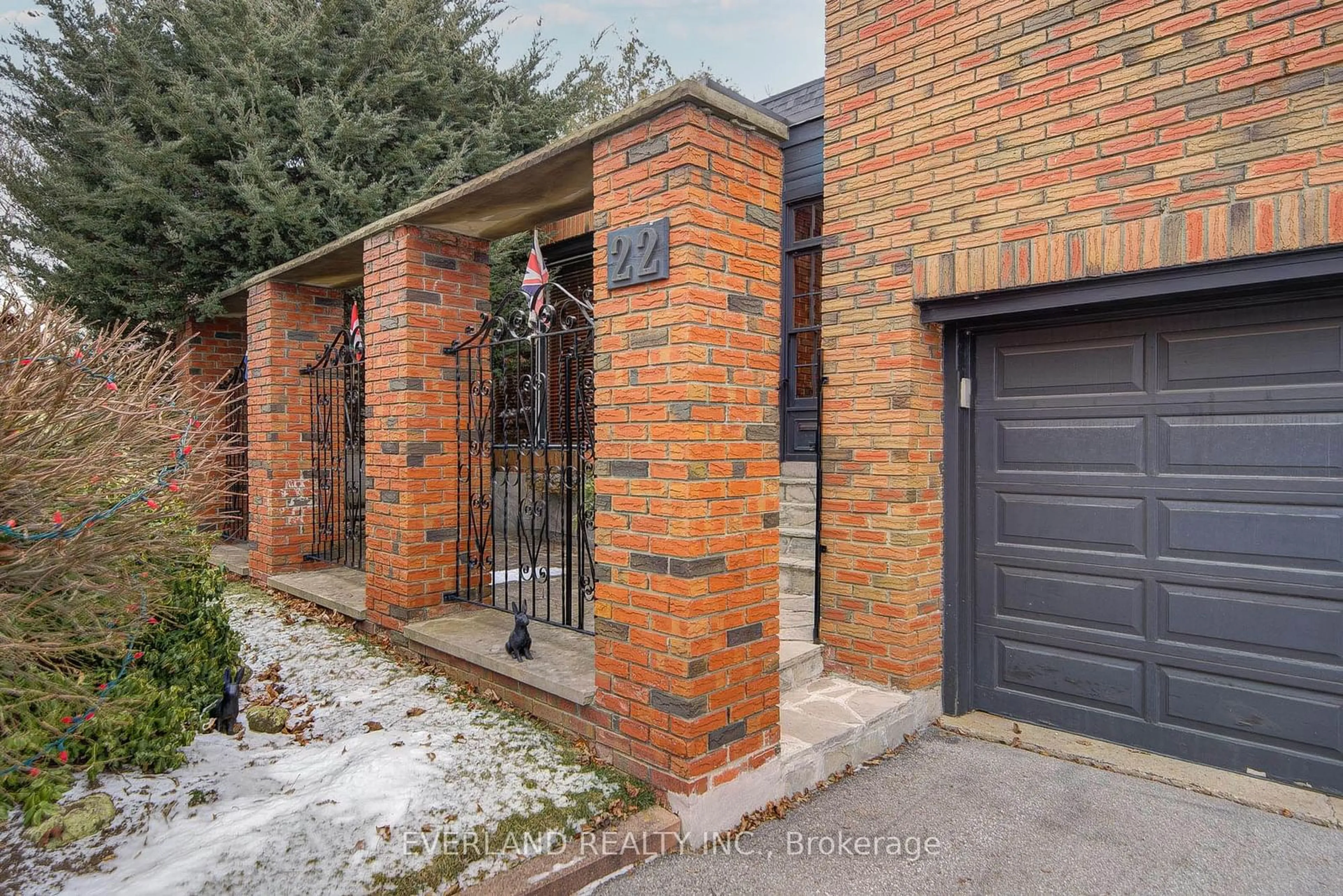 Home with brick exterior material, street for 22 HAGERMAN Blvd, Markham Ontario L3R 2A7