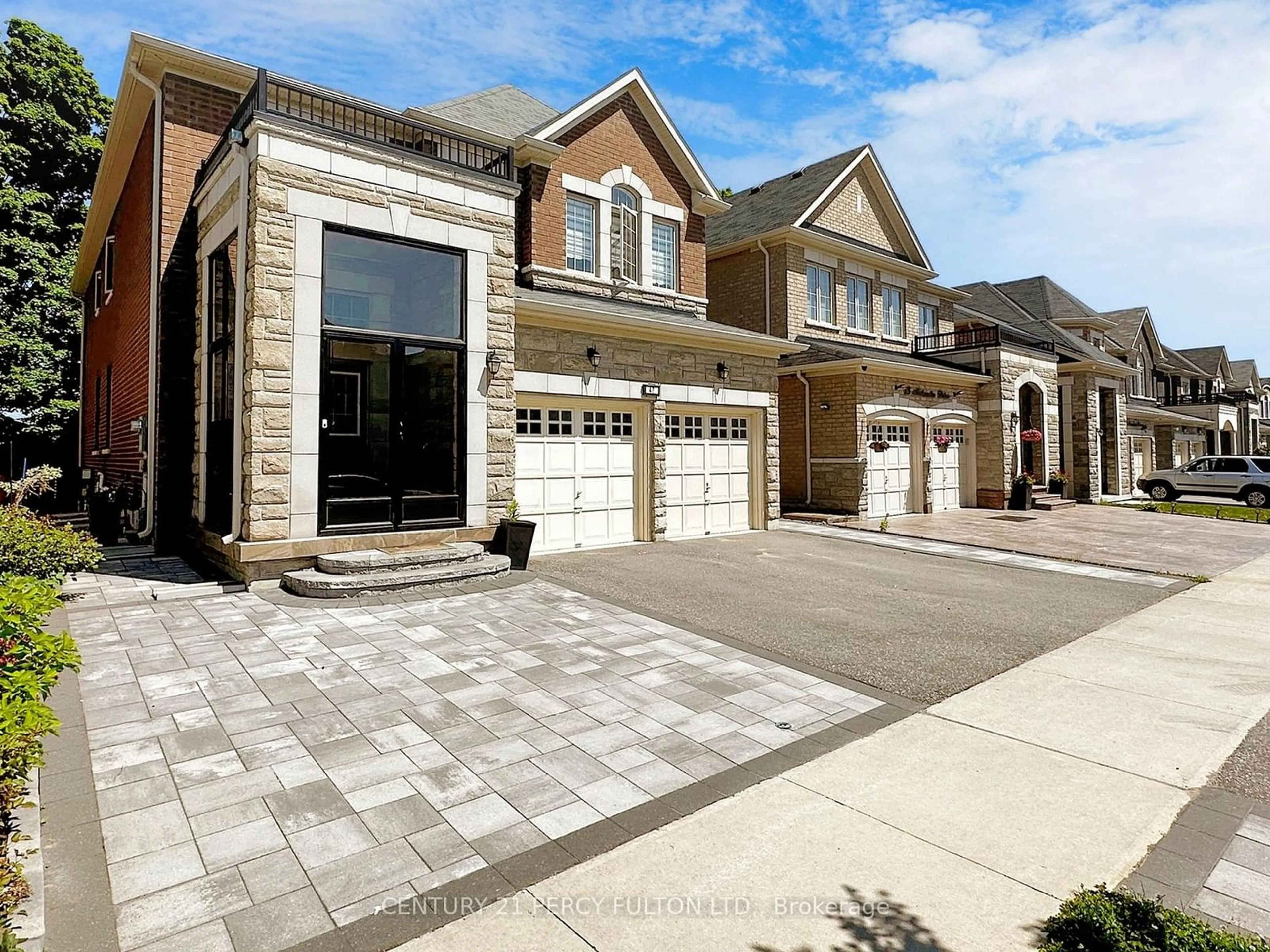 Home with brick exterior material, street for 47 Mohandas Dr, Markham Ontario L3S 0E5