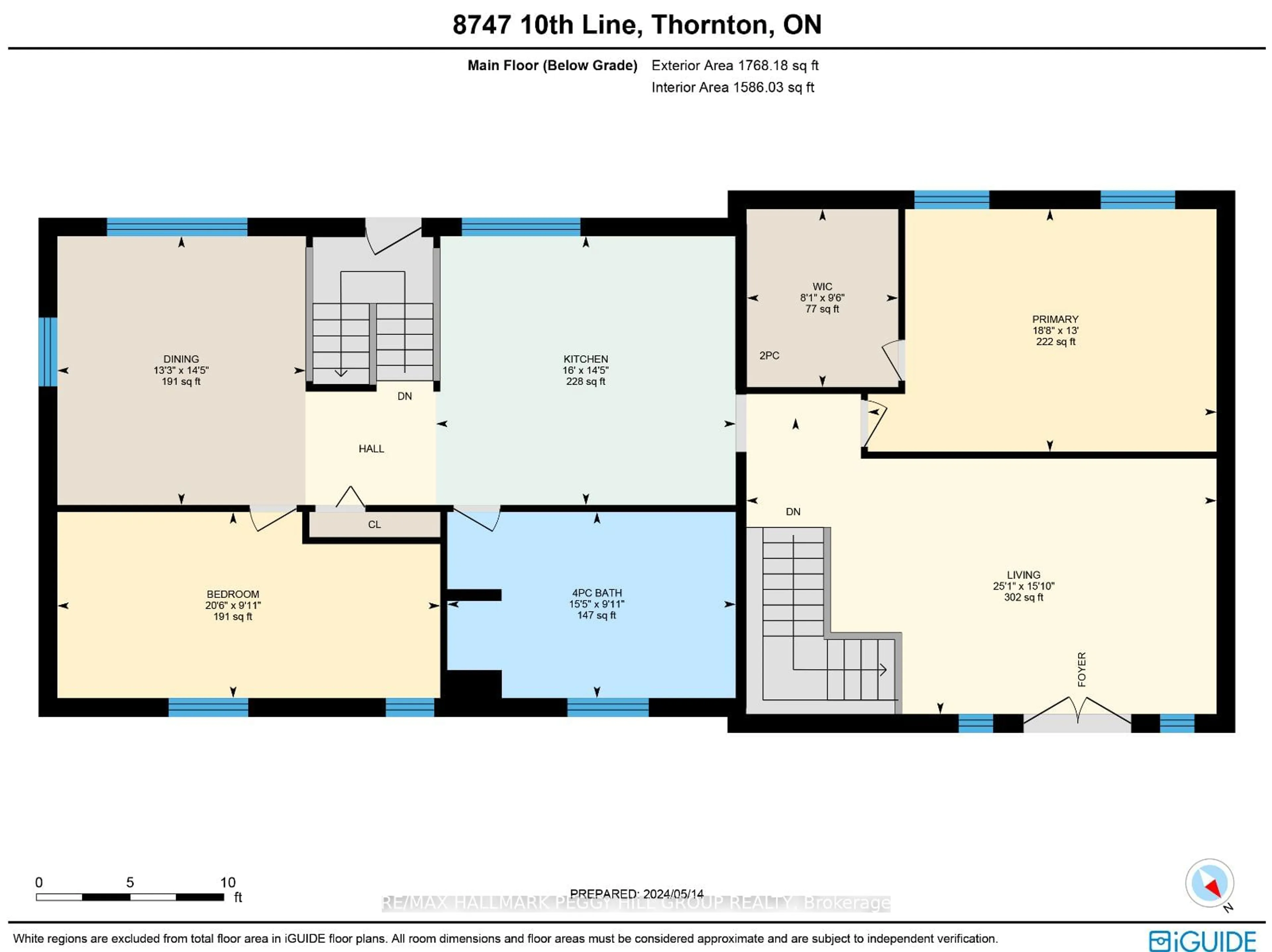 Floor plan for 8747 10th Line, Essa Ontario L4M 4S4