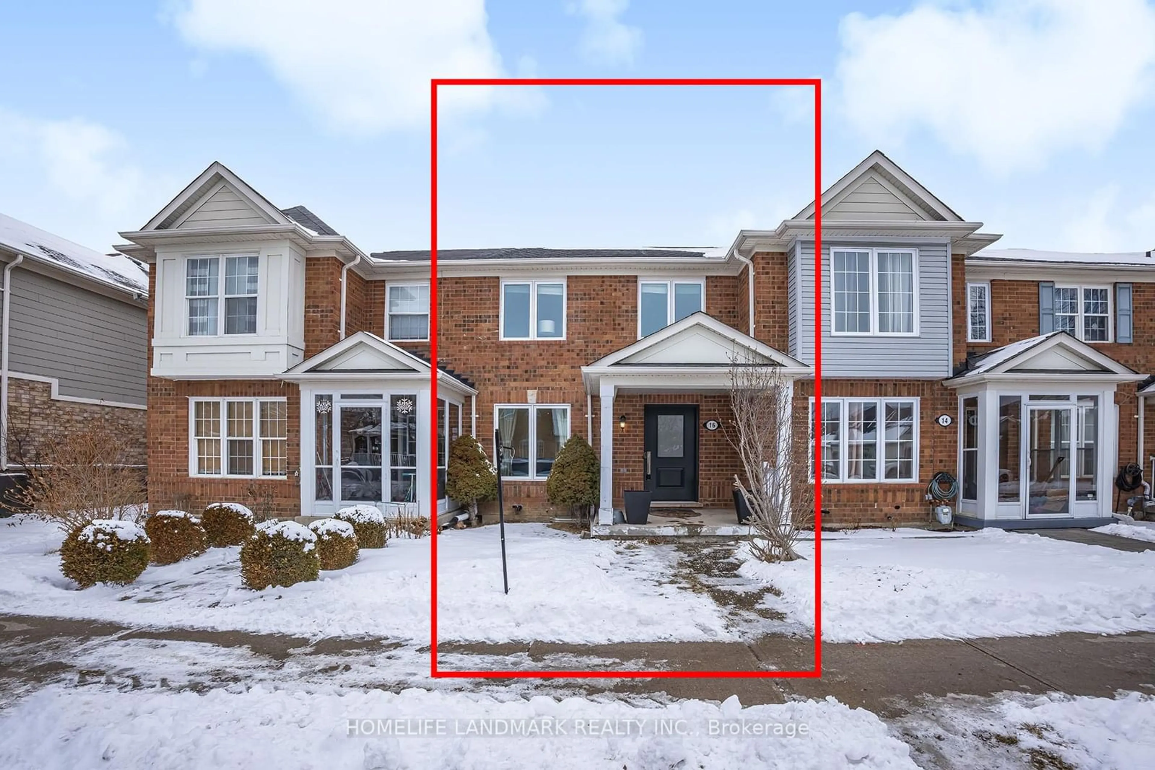 A pic from outside/outdoor area/front of a property/back of a property/a pic from drone, street for 16 Lappe Ave, Markham Ontario L6B 1L3