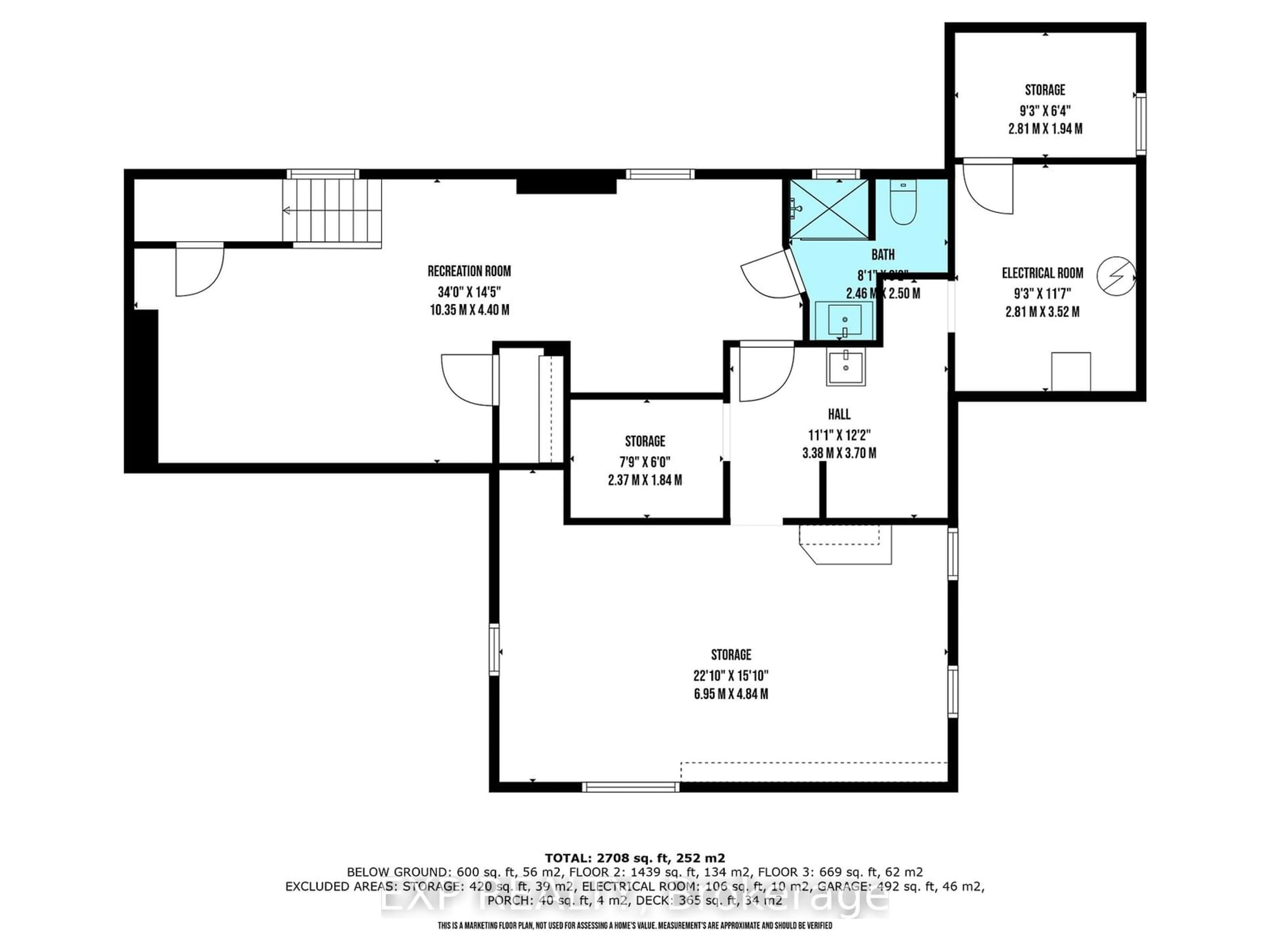 Floor plan for 12 Golfview Cres, Georgina Ontario L0E 1R0