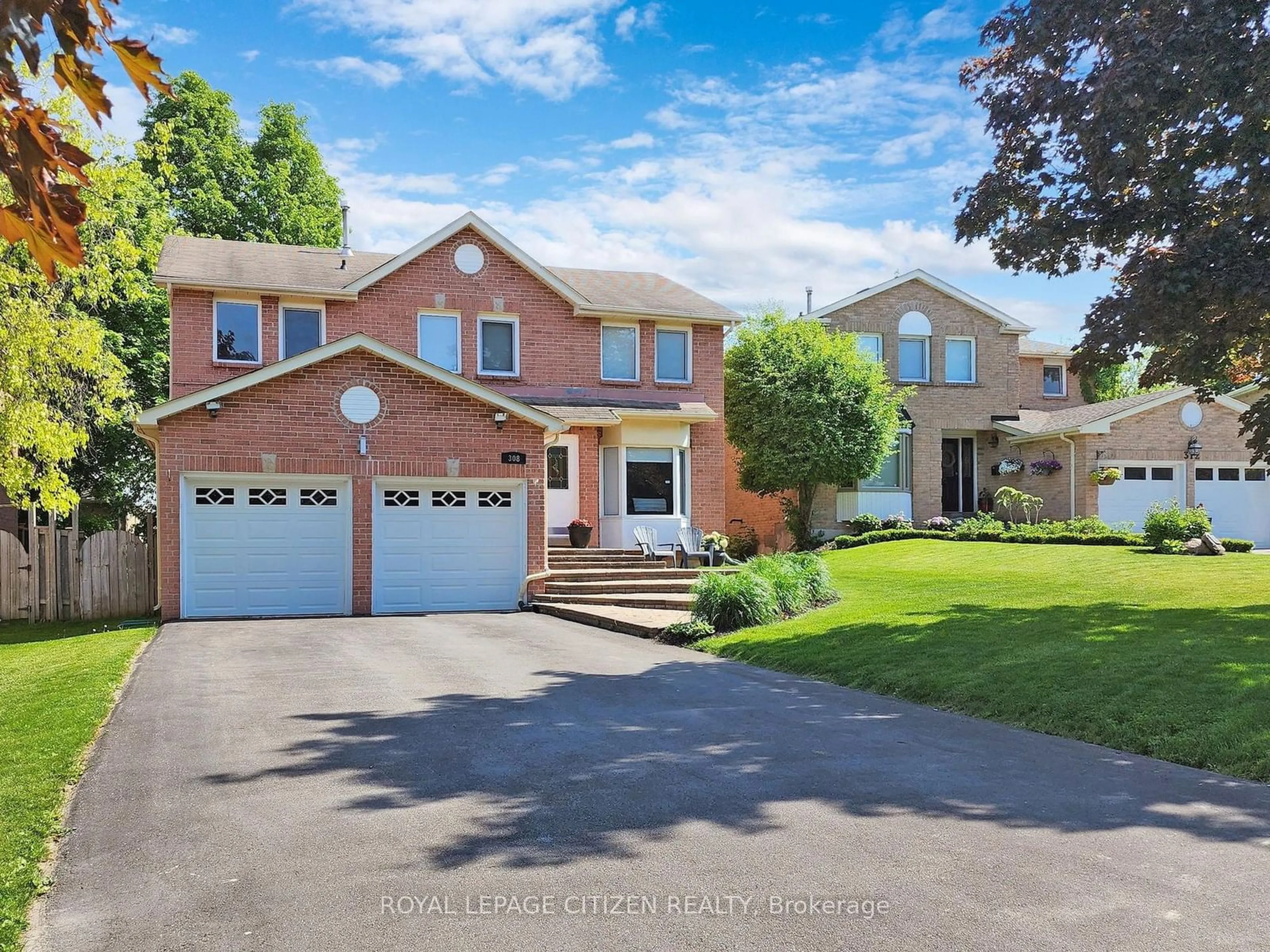 Home with brick exterior material, street for 308 Petheram Pl, Newmarket Ontario L3X 1J7