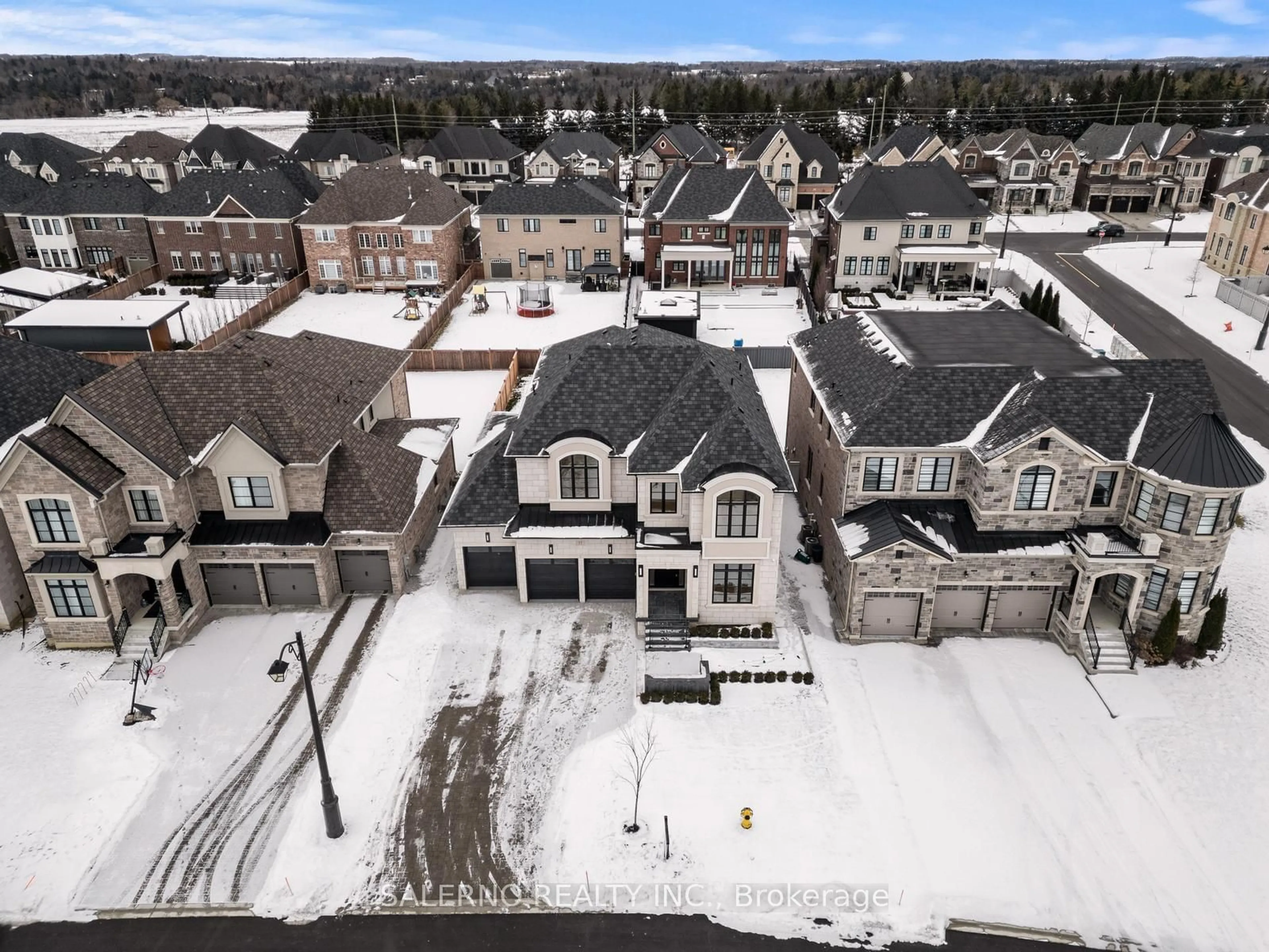 A pic from outside/outdoor area/front of a property/back of a property/a pic from drone, street for 11 Mary Natasha Crt, Vaughan Ontario L4H 4N6