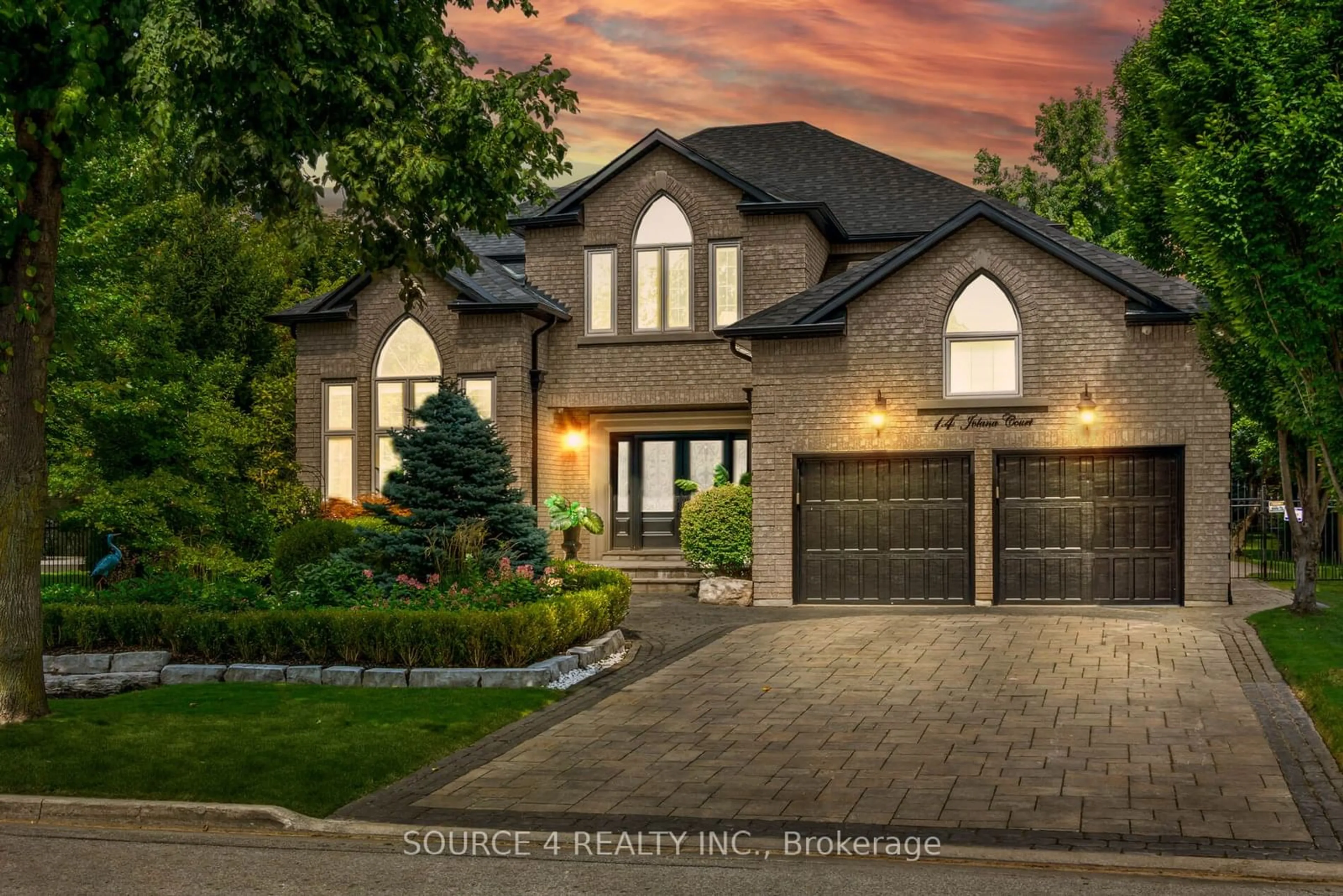 Home with brick exterior material, street for 14 Jolana Crt, Vaughan Ontario L4H 1B3