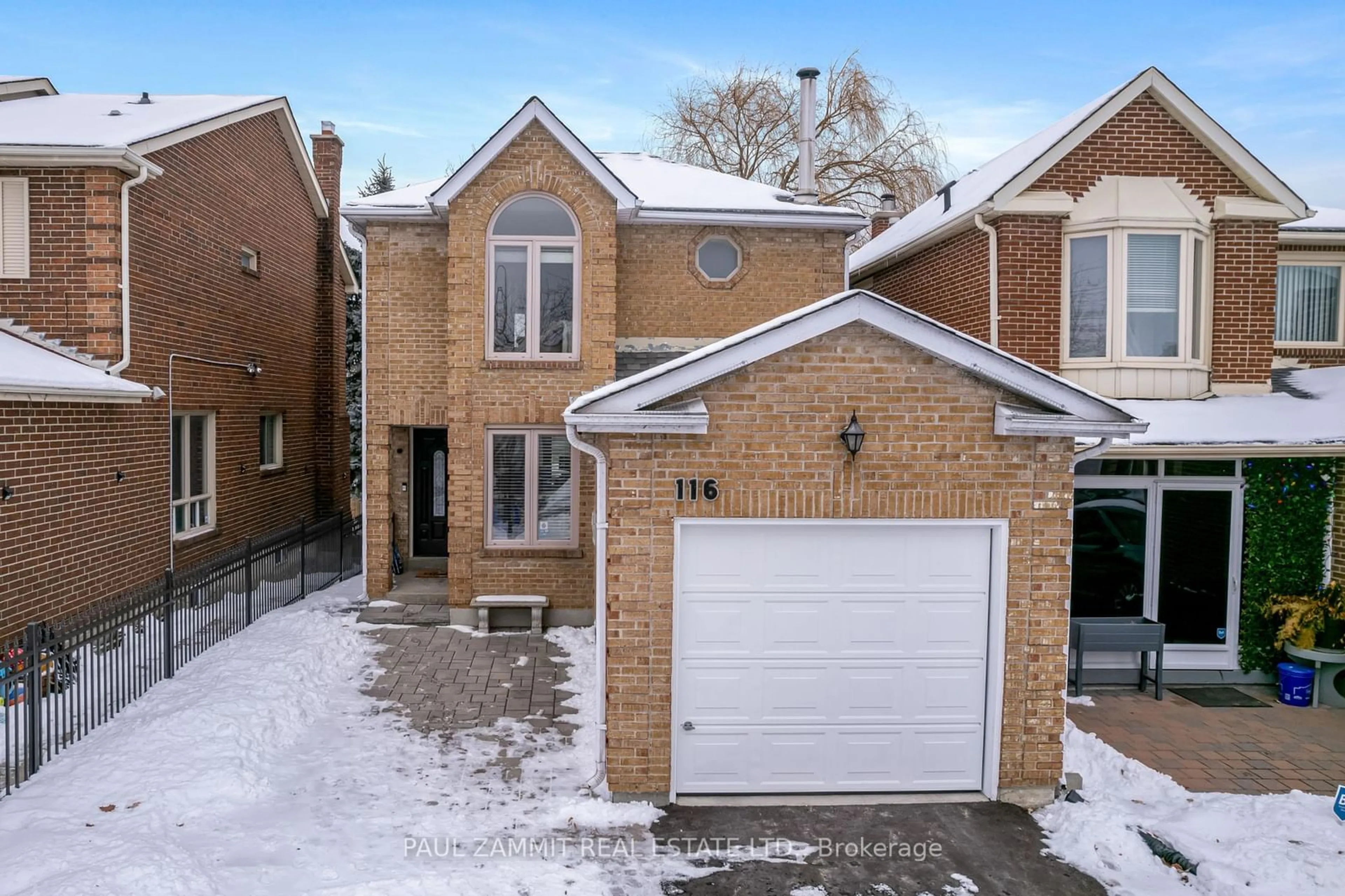 Home with brick exterior material, street for 116 Winding Lane, Vaughan Ontario L4J 5H8