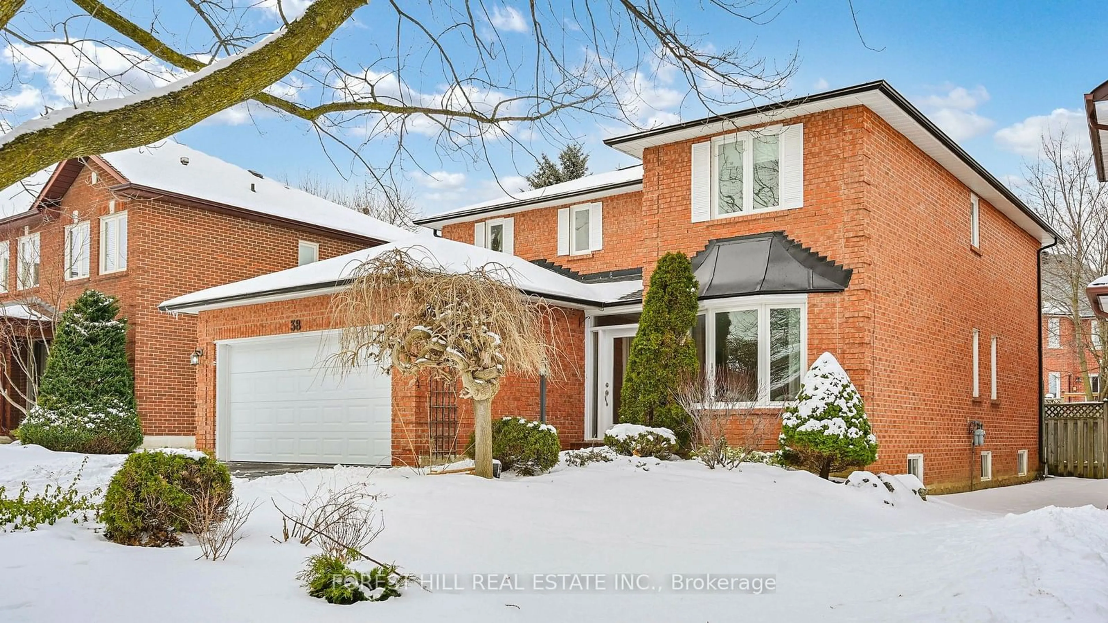 Home with brick exterior material, street for 38 Cygnus Dr, Richmond Hill Ontario L4C 8N9