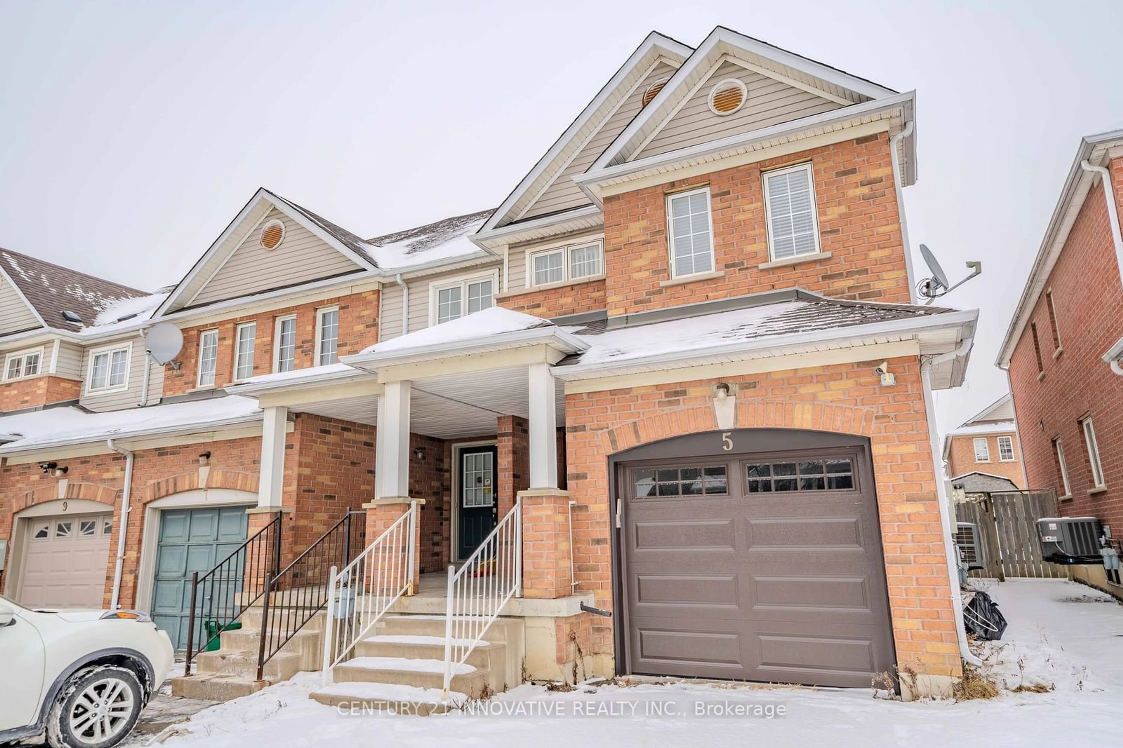 Home with brick exterior material, street for 5 Holloway Rd, Markham Ontario L3S 4P4