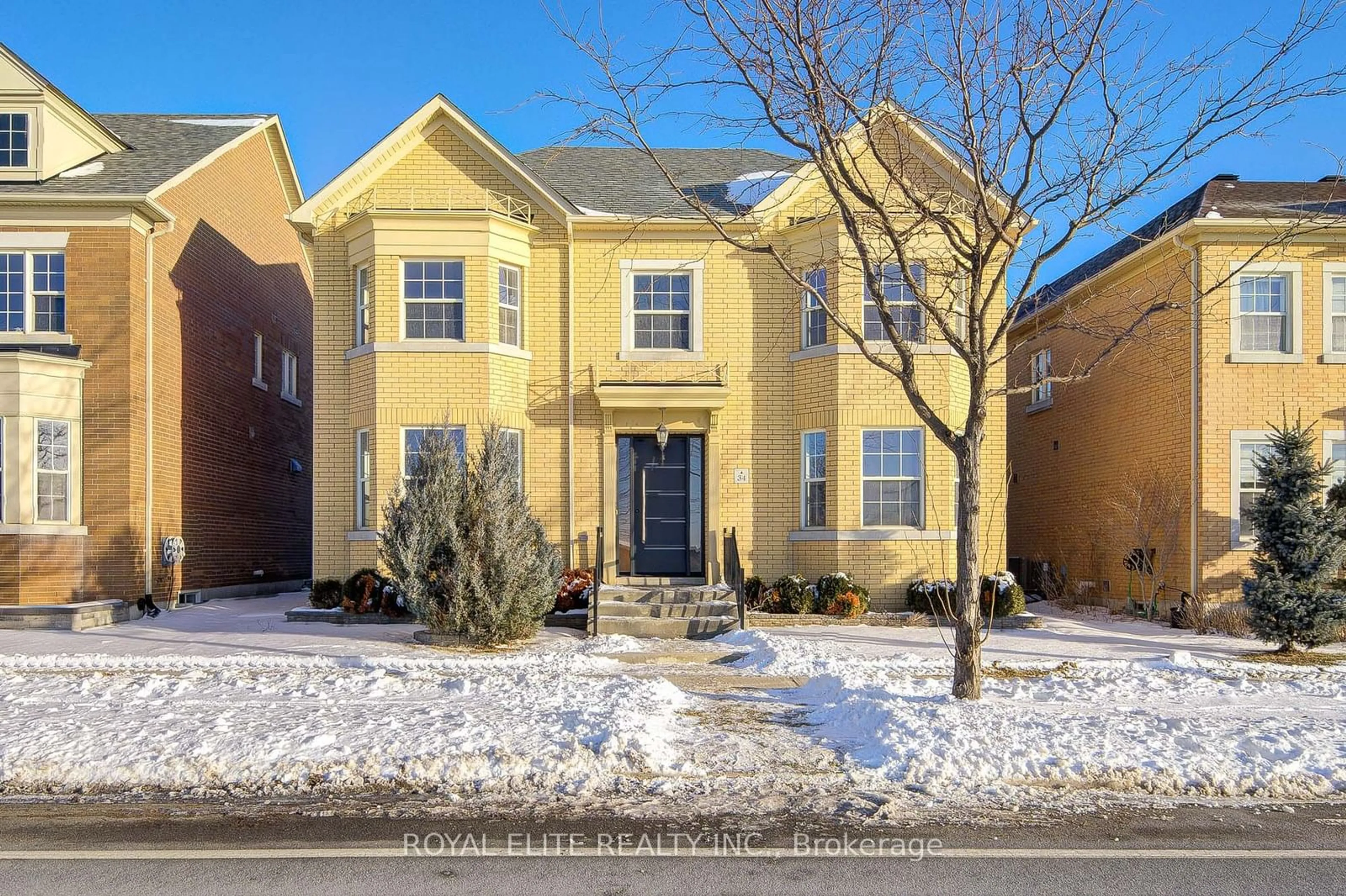 Home with brick exterior material, street for 34 Murison Dr, Markham Ontario L6C 0J3