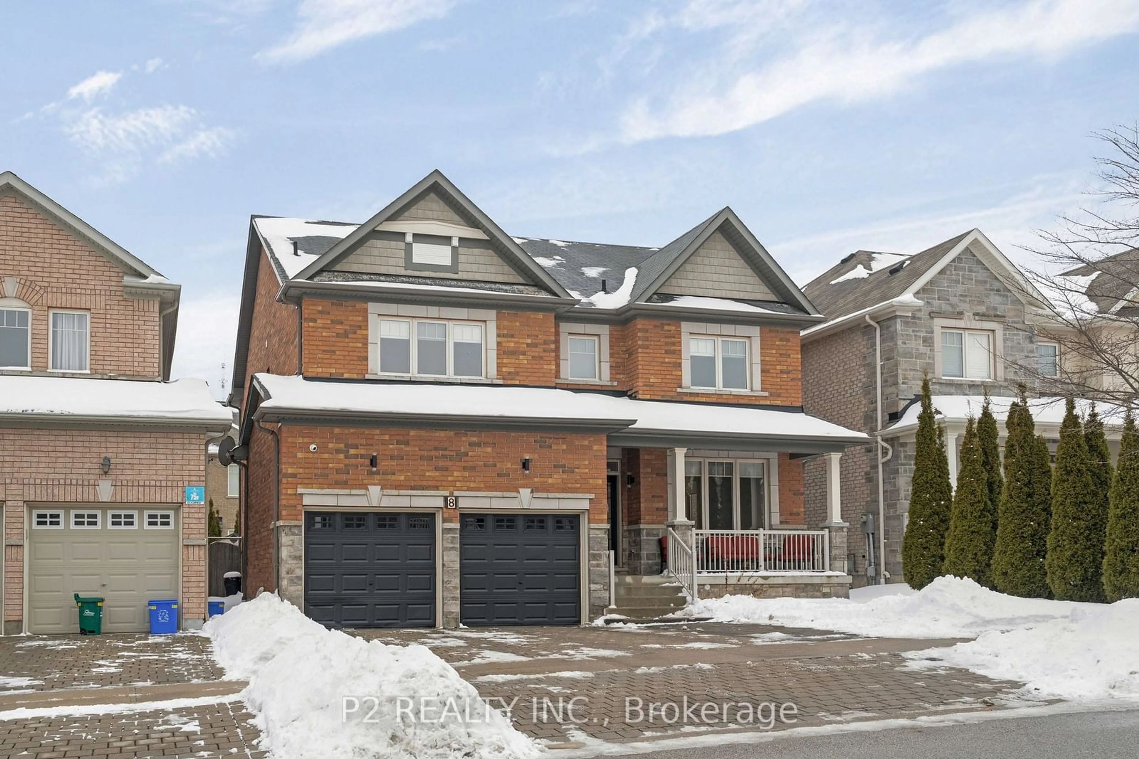 Home with brick exterior material, street for 8 Philips Lake Crt, Richmond Hill Ontario L4E 0M2