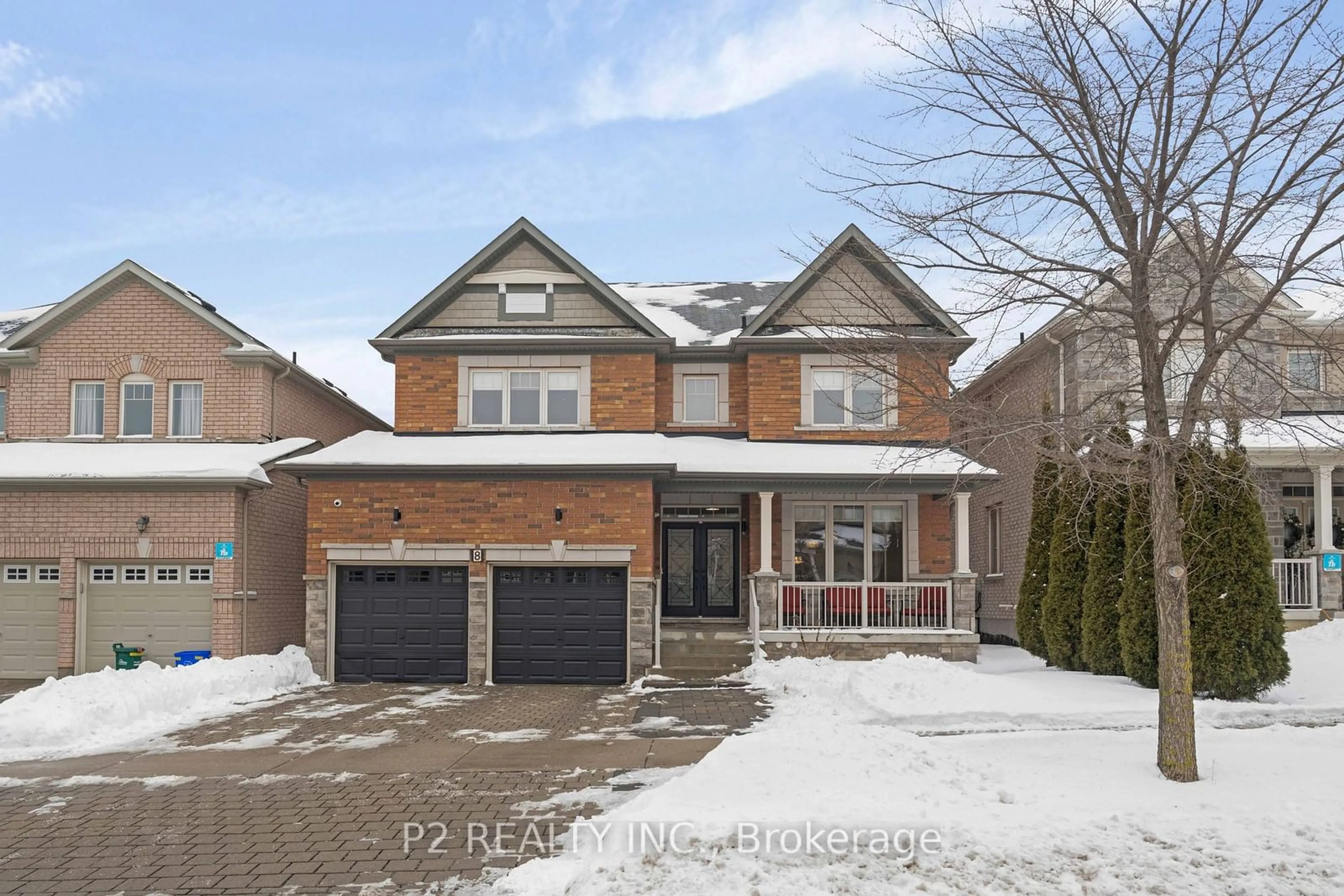 Home with brick exterior material, street for 8 Philips Lake Crt, Richmond Hill Ontario L4E 0M2