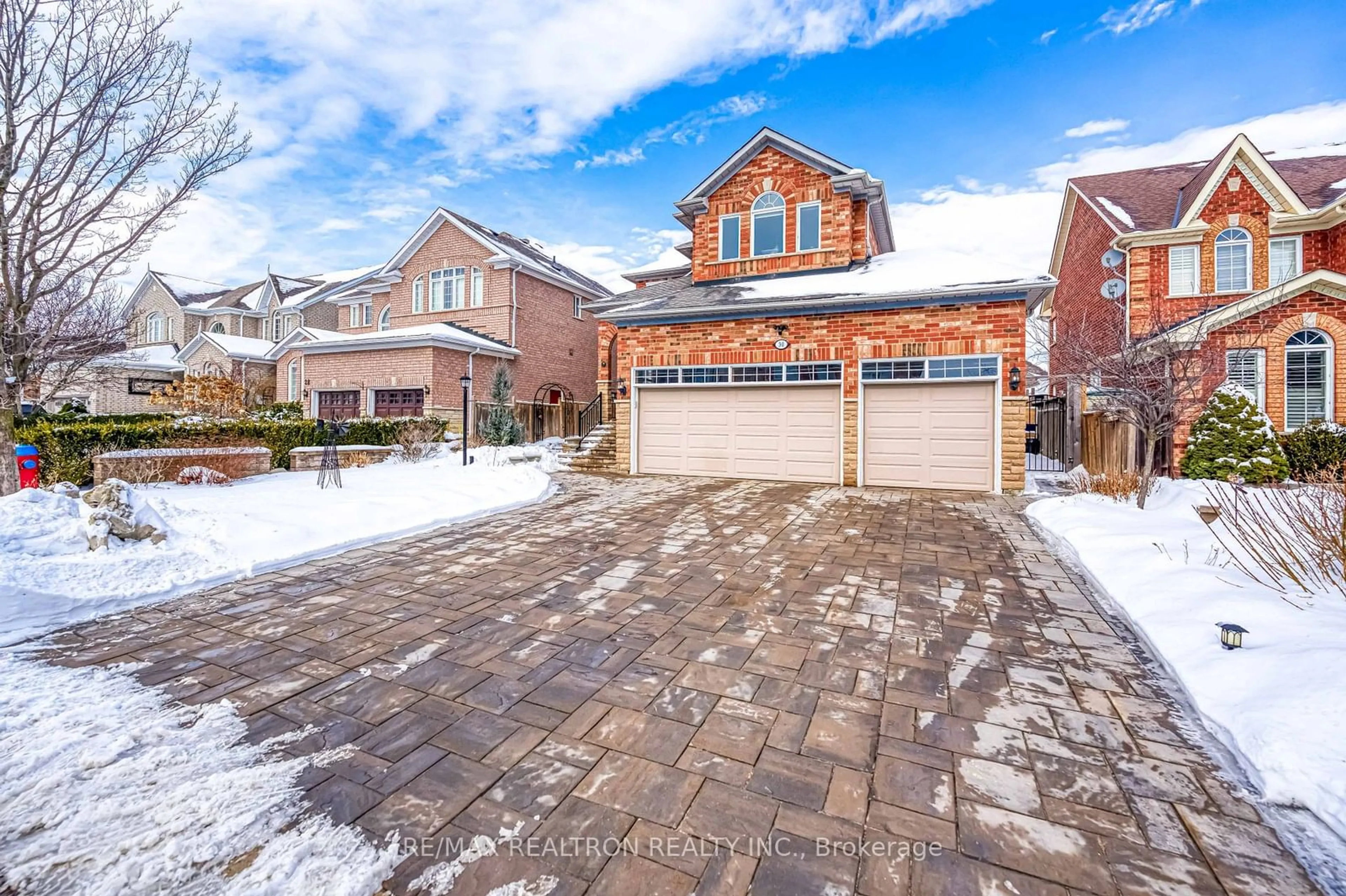 Home with brick exterior material, street for 30 Green Meadow Cres, Richmond Hill Ontario L4E 3W7