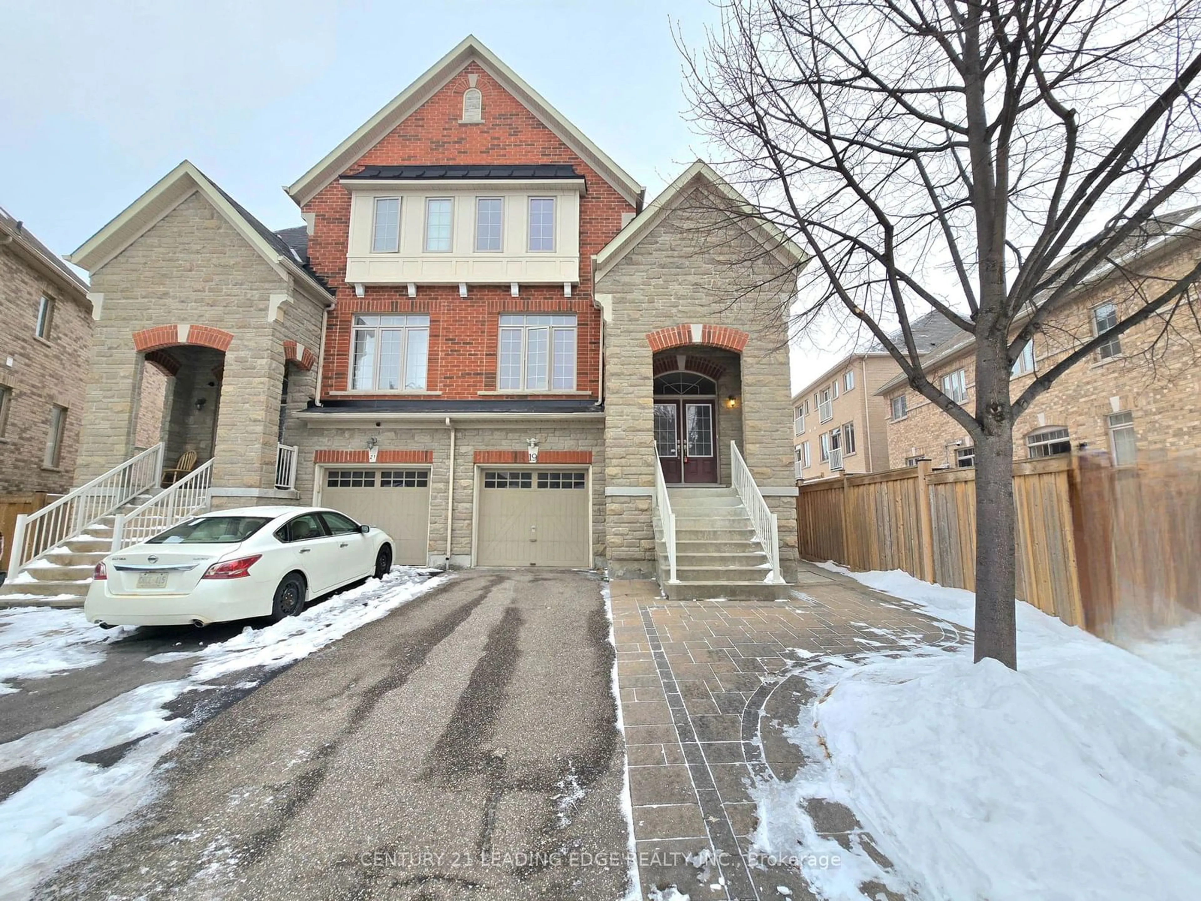 Home with brick exterior material, street for 19 Living Cres, Markham Ontario L6C 0T7