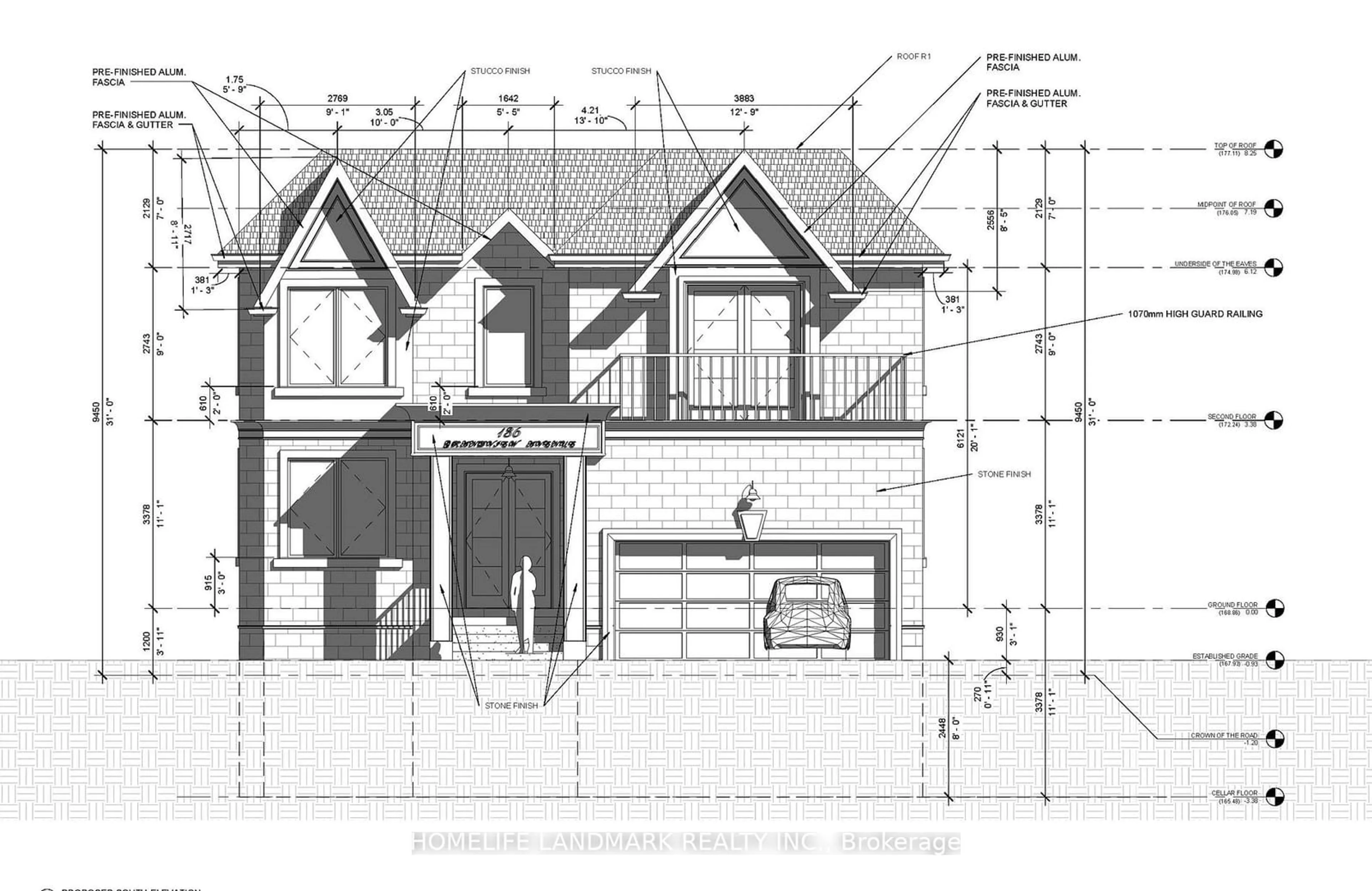 Floor plan for 136 Grandview Ave, Markham Ontario L3T 1H6