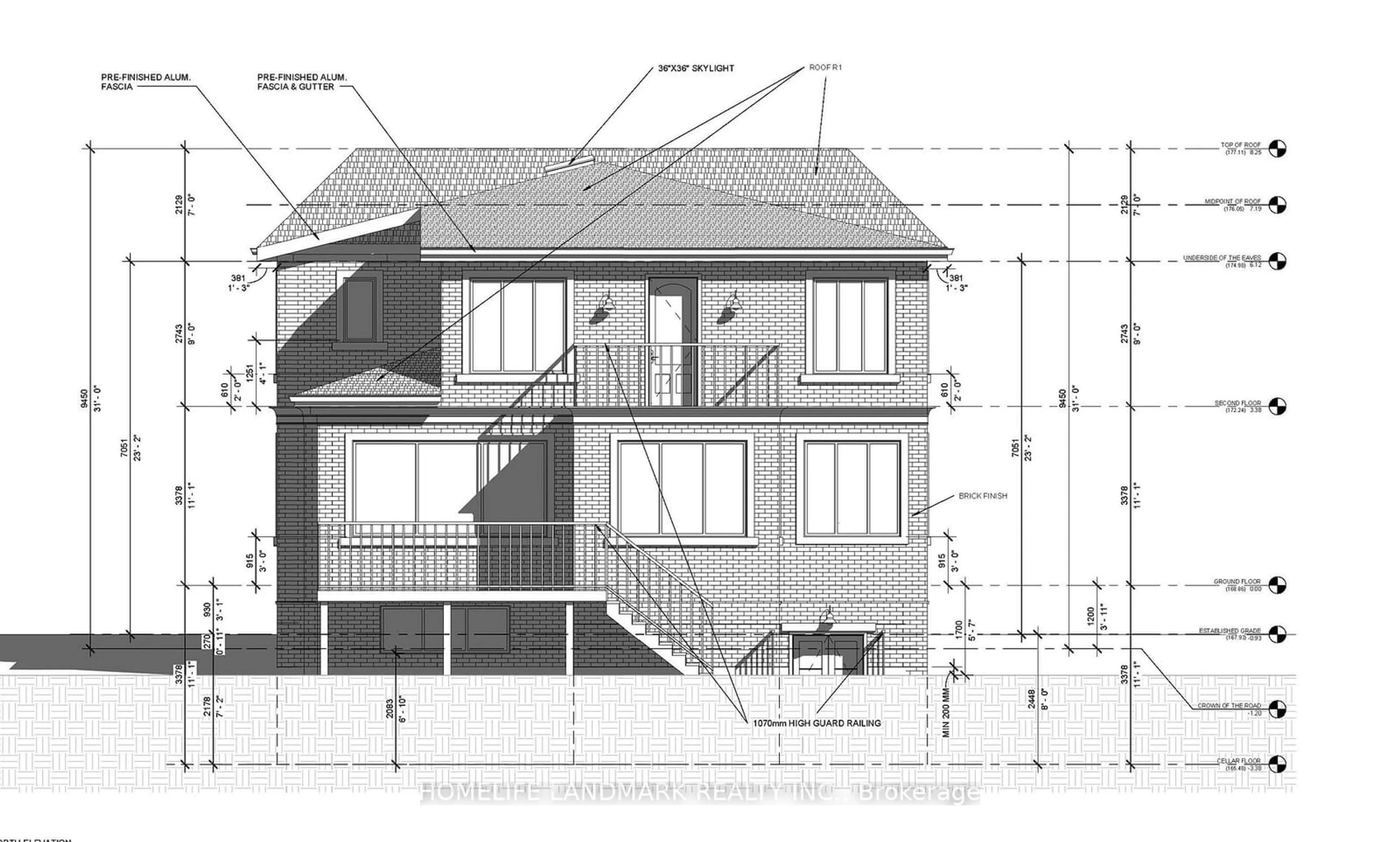 Floor plan for 136 Grandview Ave, Markham Ontario L3T 1H6