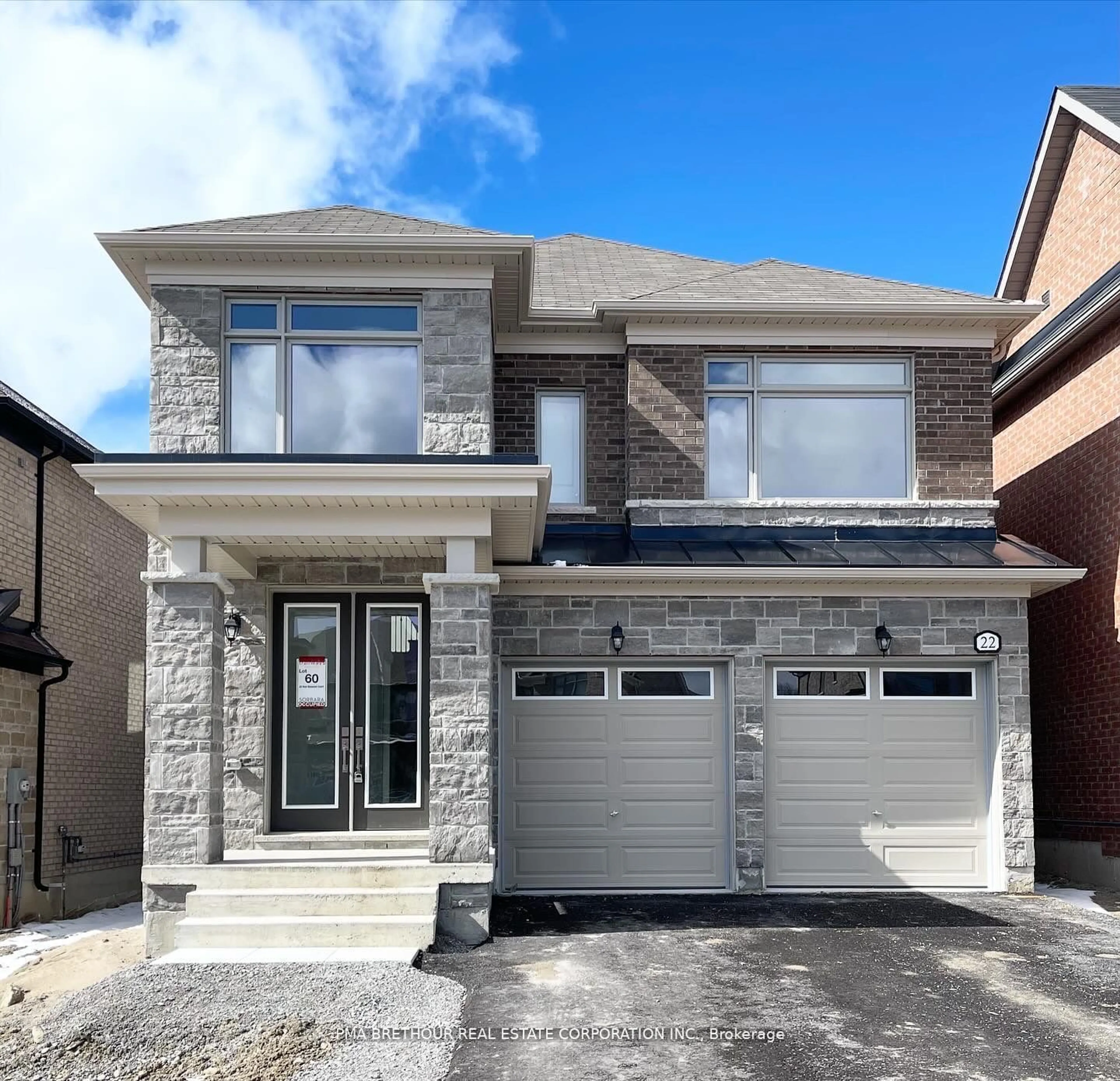 Home with brick exterior material, street for 22 Red Blossom Crt, Whitchurch-Stouffville Ontario L4A 4V1